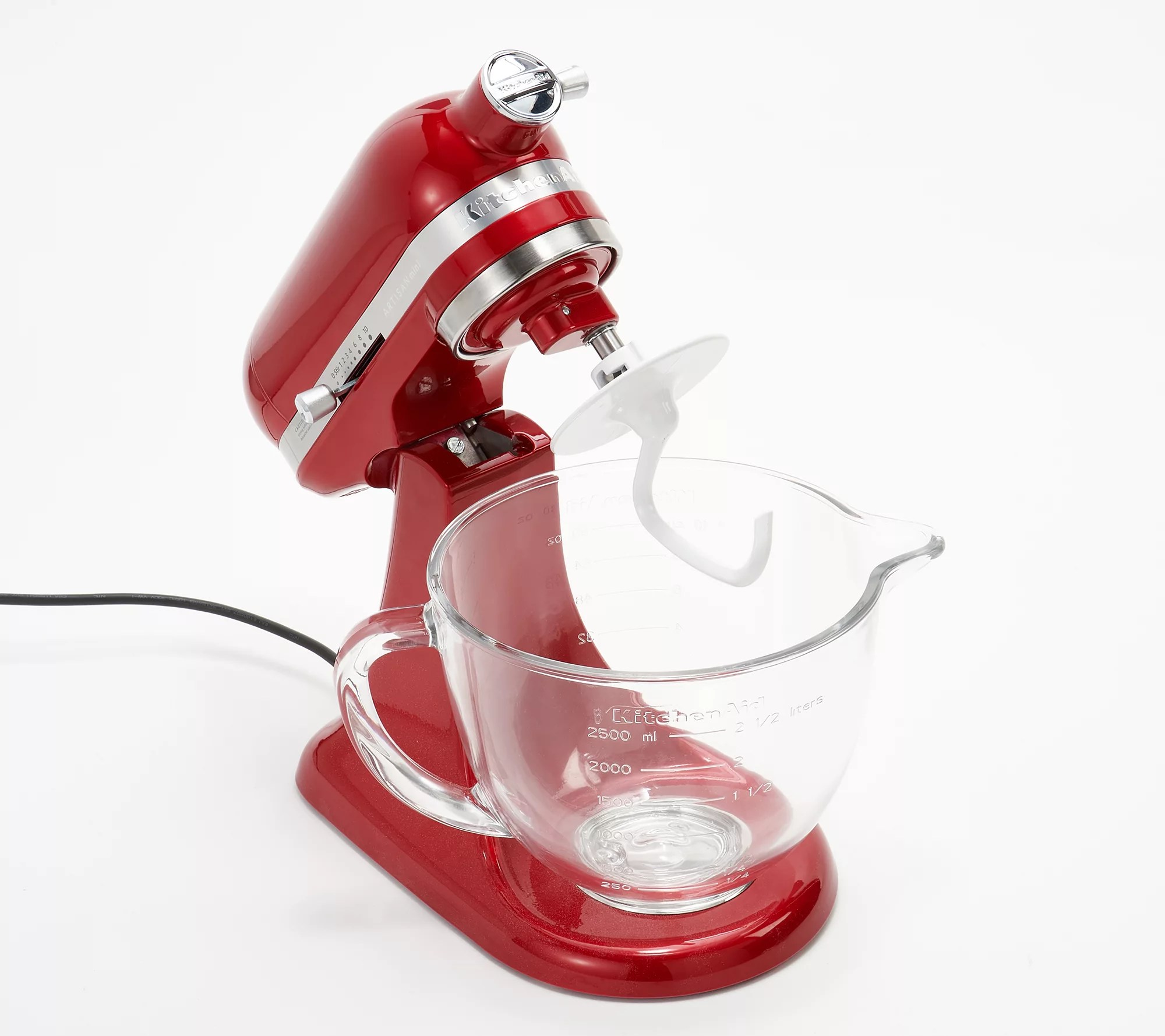 KitchenAid 3.5qt Artisan Design Stand Mixer with Glass Bowl
