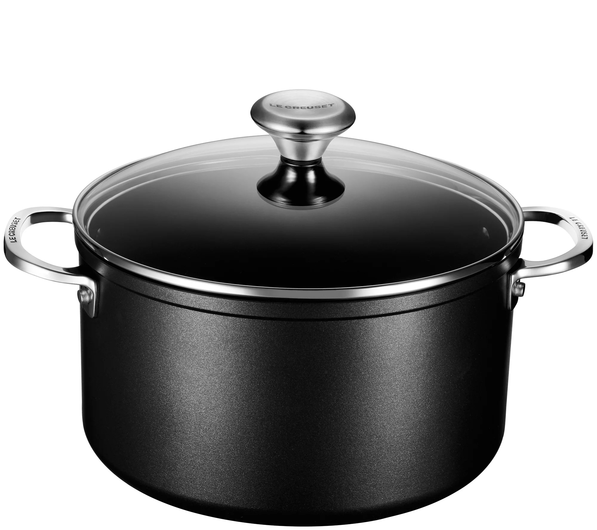 Le Creuset Nonstick 61/3qt Stockpot with Glass Lid
