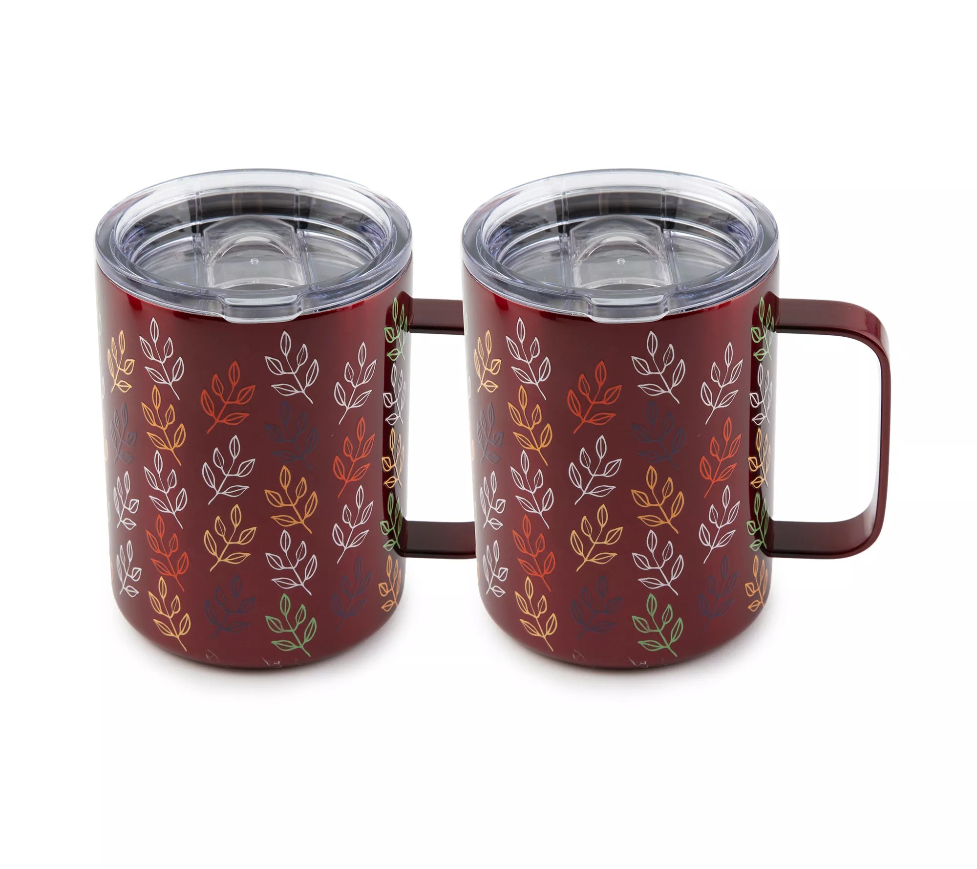 Cambridge Silversmiths (2) 16oz Insulated Coffee Mugs