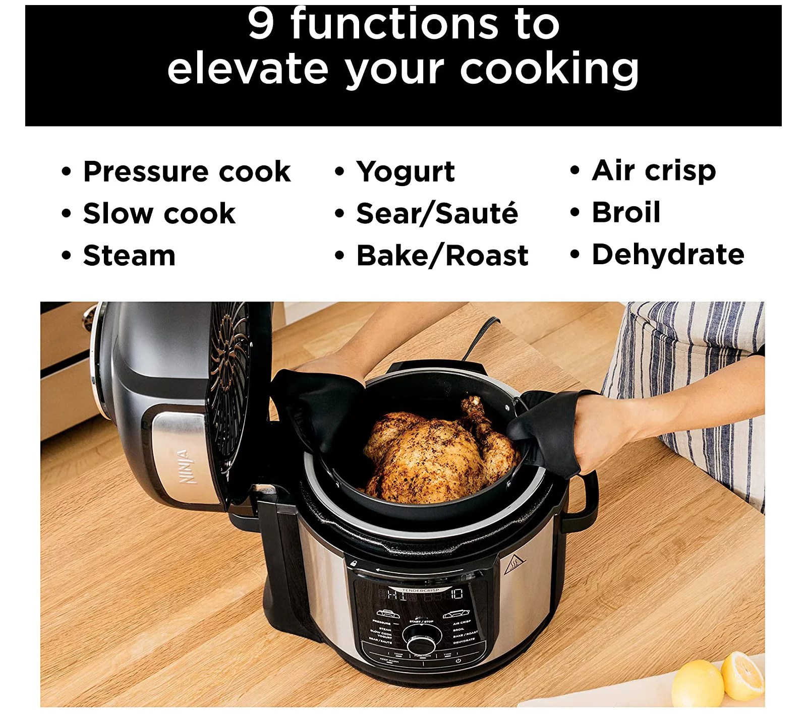 Ninja Foodi Deluxe 8Qt Pressure Cooker