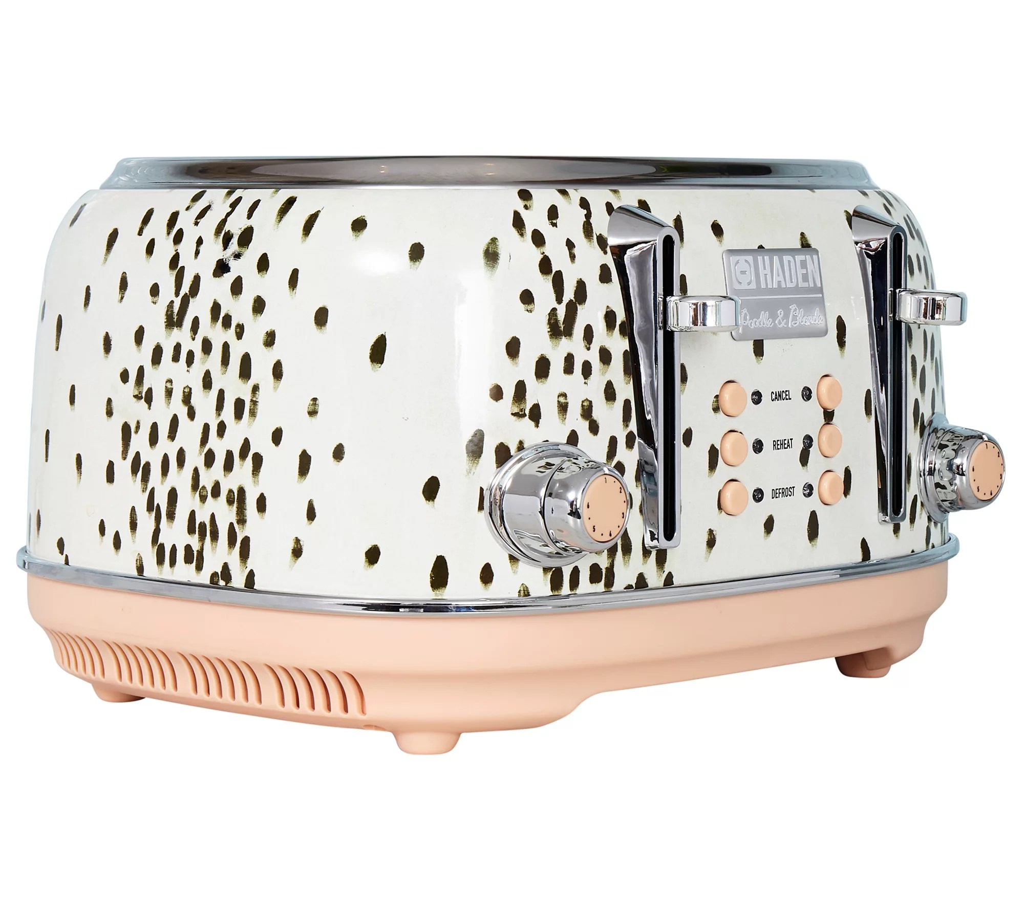 HADEN Margate Poodle & Blonde 4Slice Wide SlotToaster