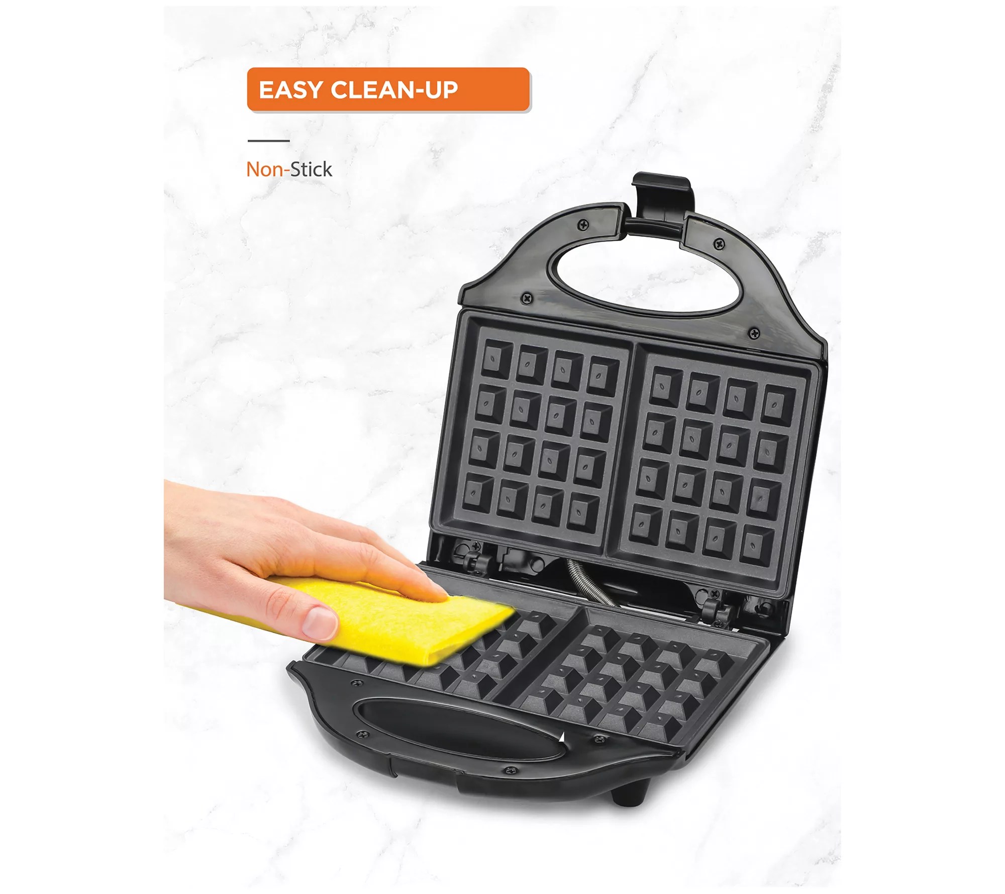 Commercial Chef 2Waffle Electric Belgian Waffle Maker