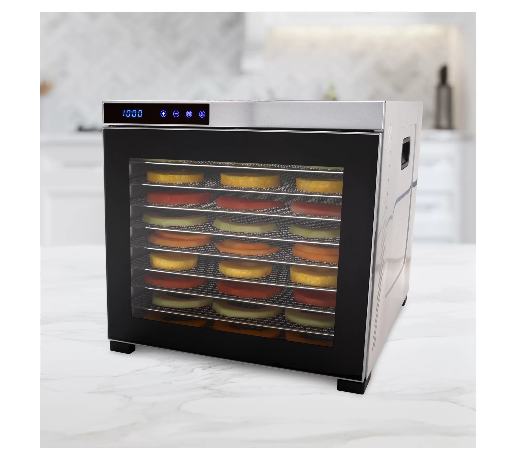 Chefwave 10Tray Food Dehydrator with Stainless Steel Racks