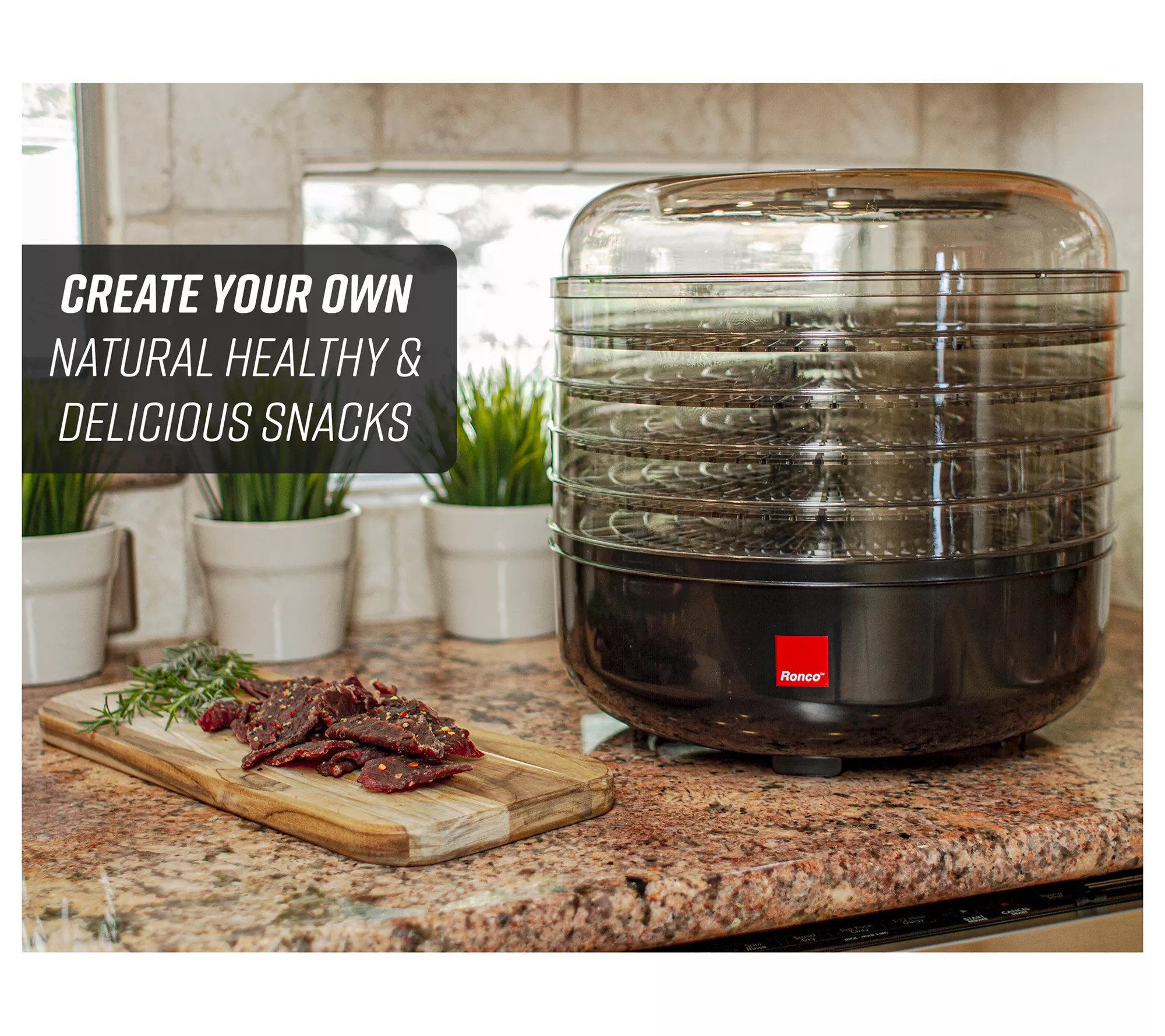 Ronco 5Tray Beef Jerky Machine with Kit