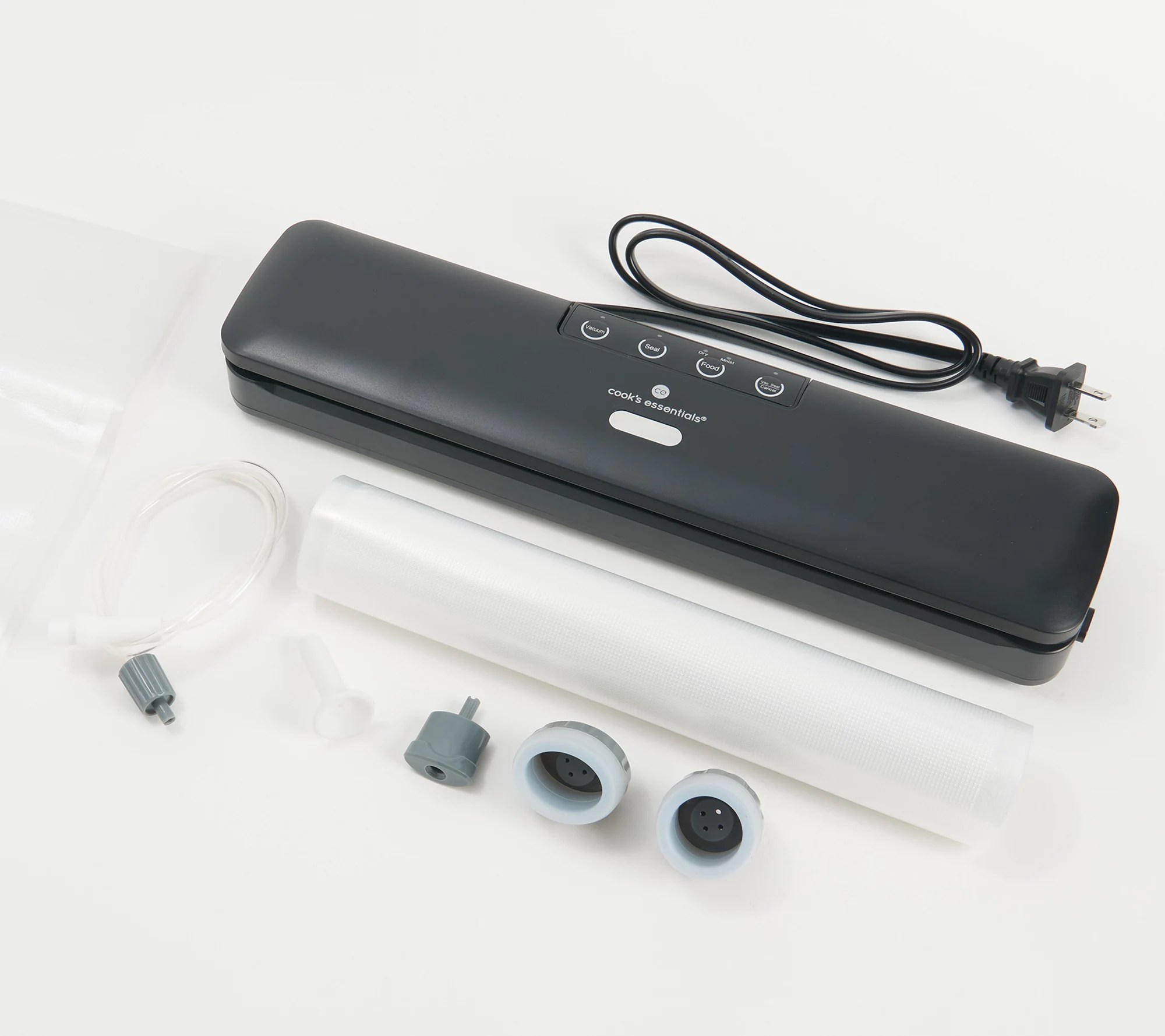 "As Is" Cook's Essentials Compact Vacuum Sealer with Sealing Bags