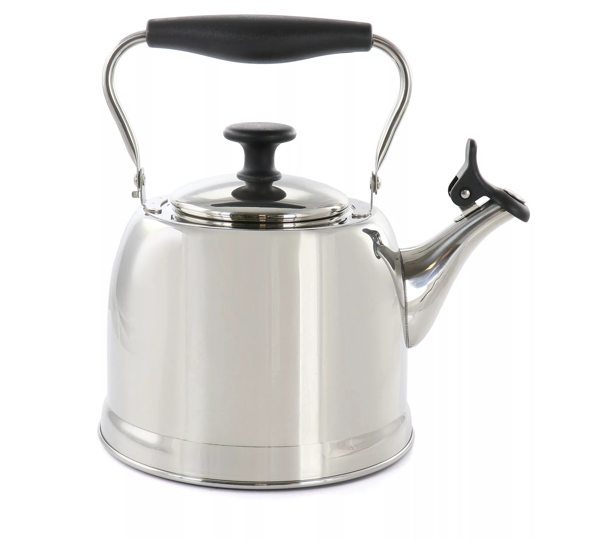 Martha Stewart Lily Pond 2.2 Quart Stainless Steel Tea Kettle