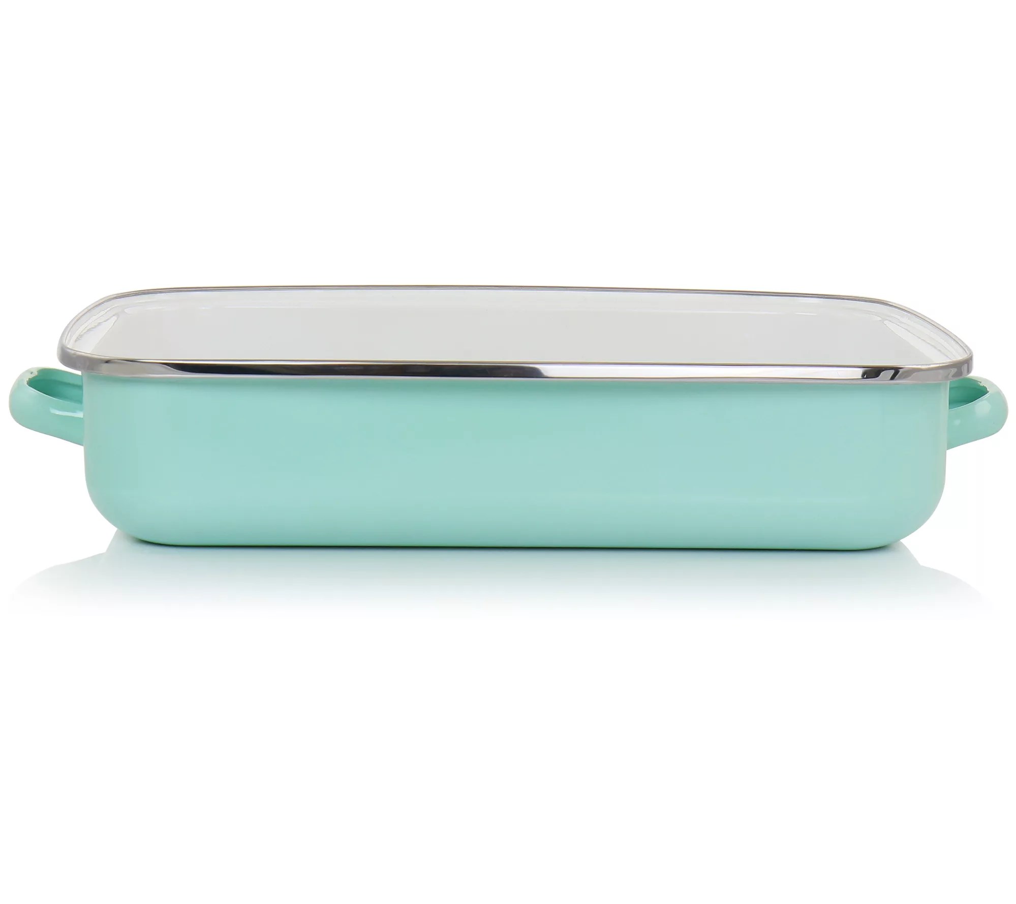 Martha Stewart 18" Enamel on Steel Roasting Pan