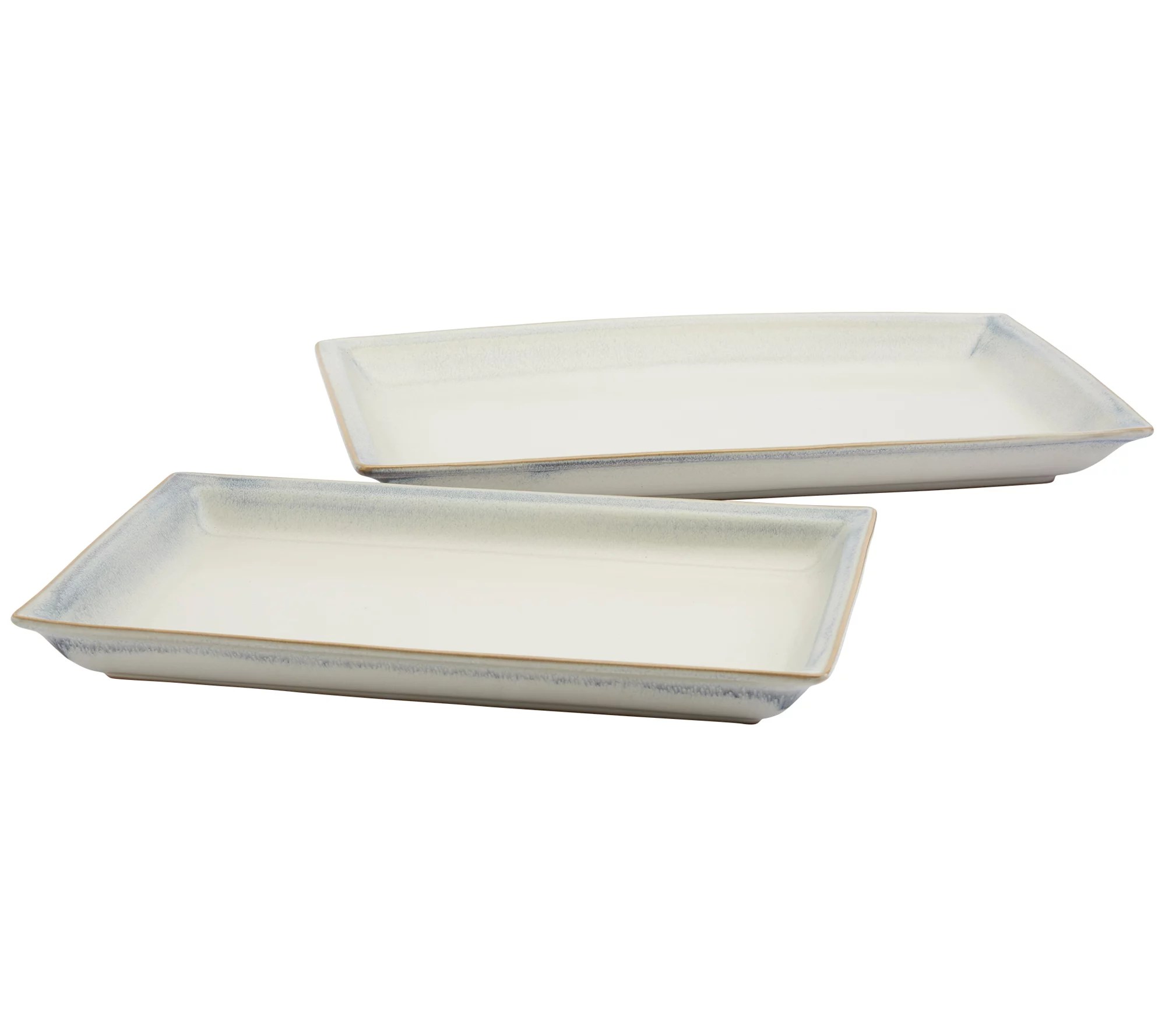 Tabletops Unlimited 2Piece Rectangular Serving Platter Set