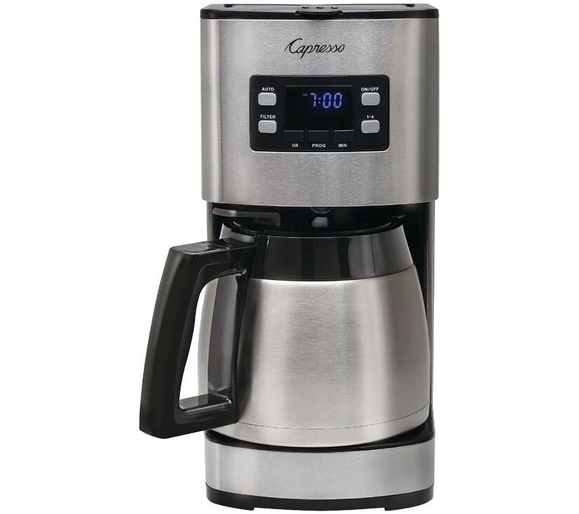 Capresso ST300 12Cup Stainless Steel Coffee Maker