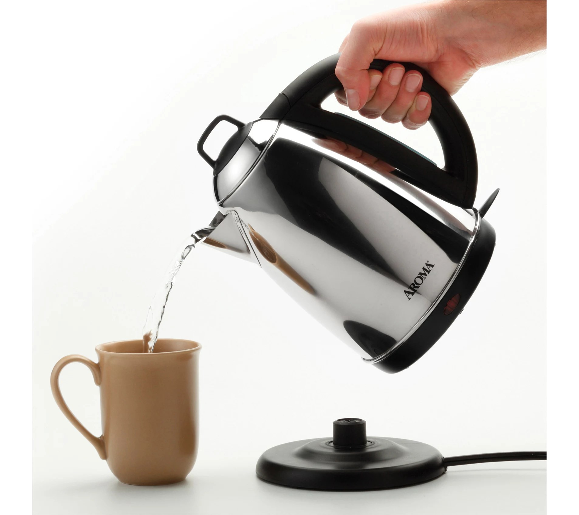 Aroma 1.5Liter Stainless Steel Electric Kettle