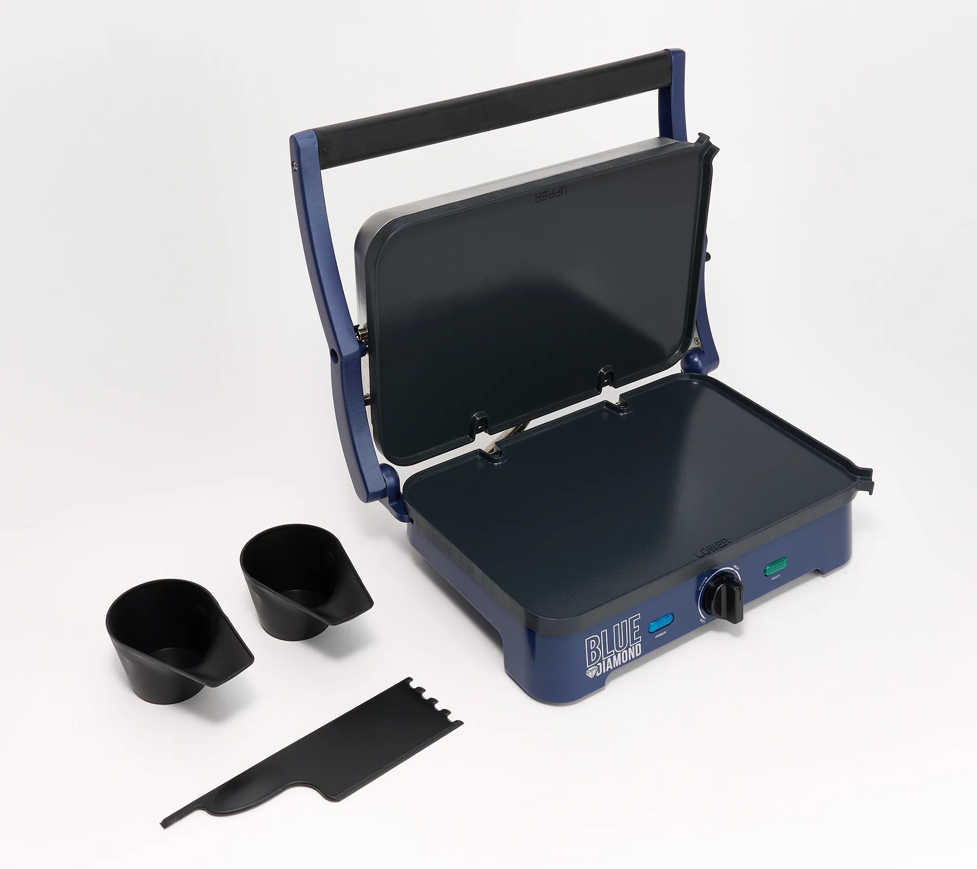 "As Is" Blue Diamond Ceramic Electric 2-Side Contact Sizzle Griddle