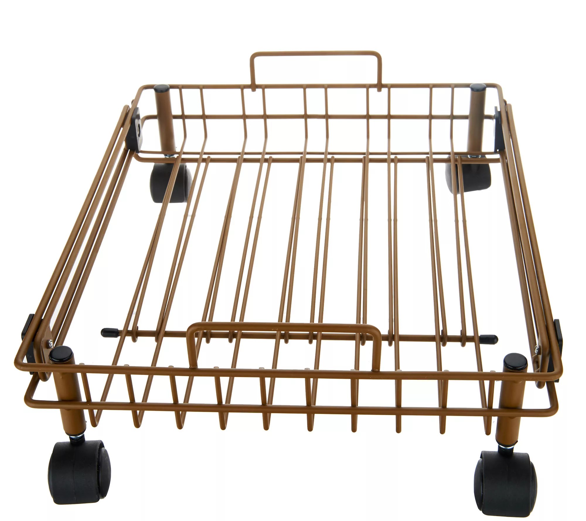 Set of 2 Expandable Storage Organizers with Wheels