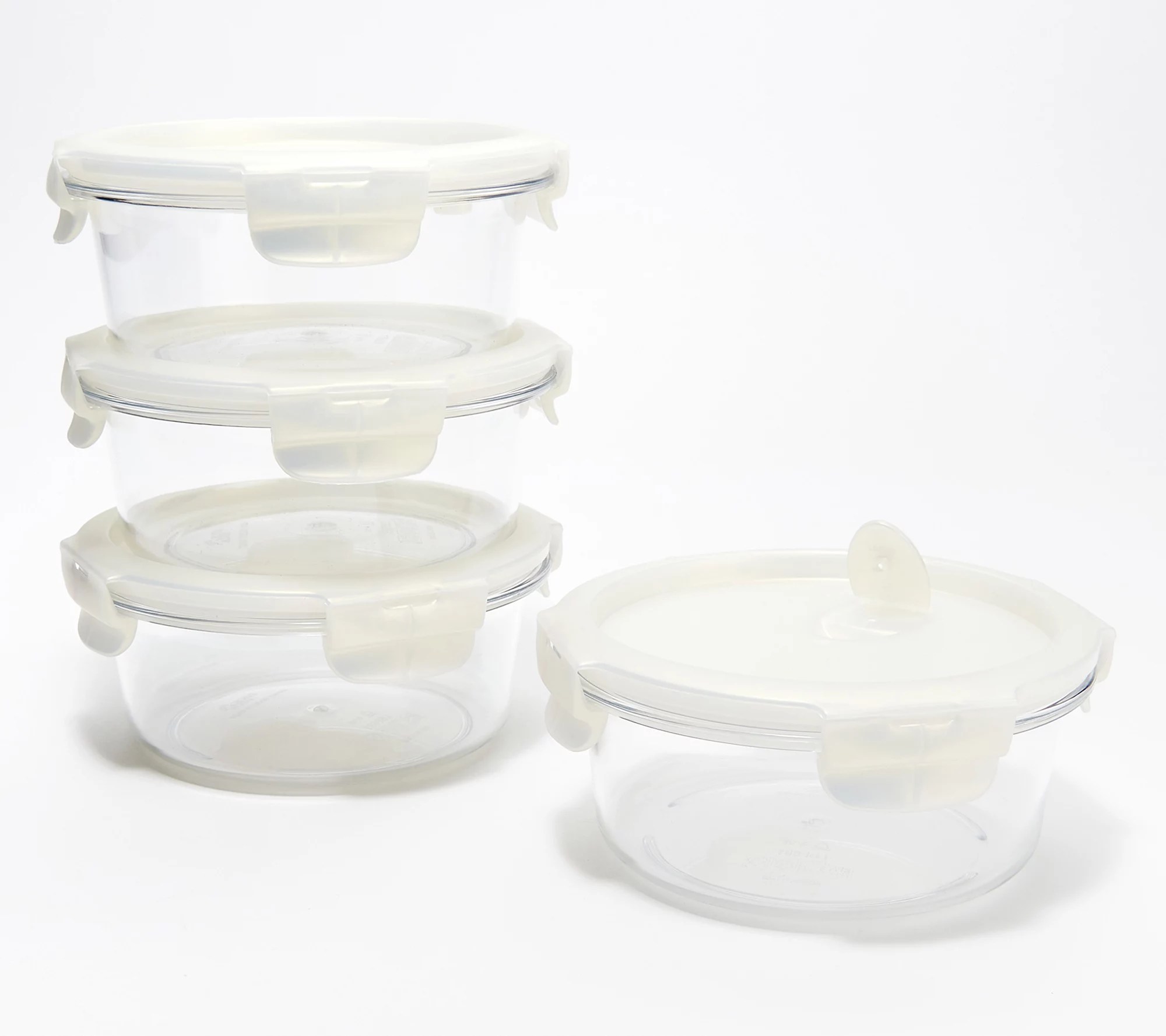 LocknLock Set of 4 Tritan Bowls with Vented Lids