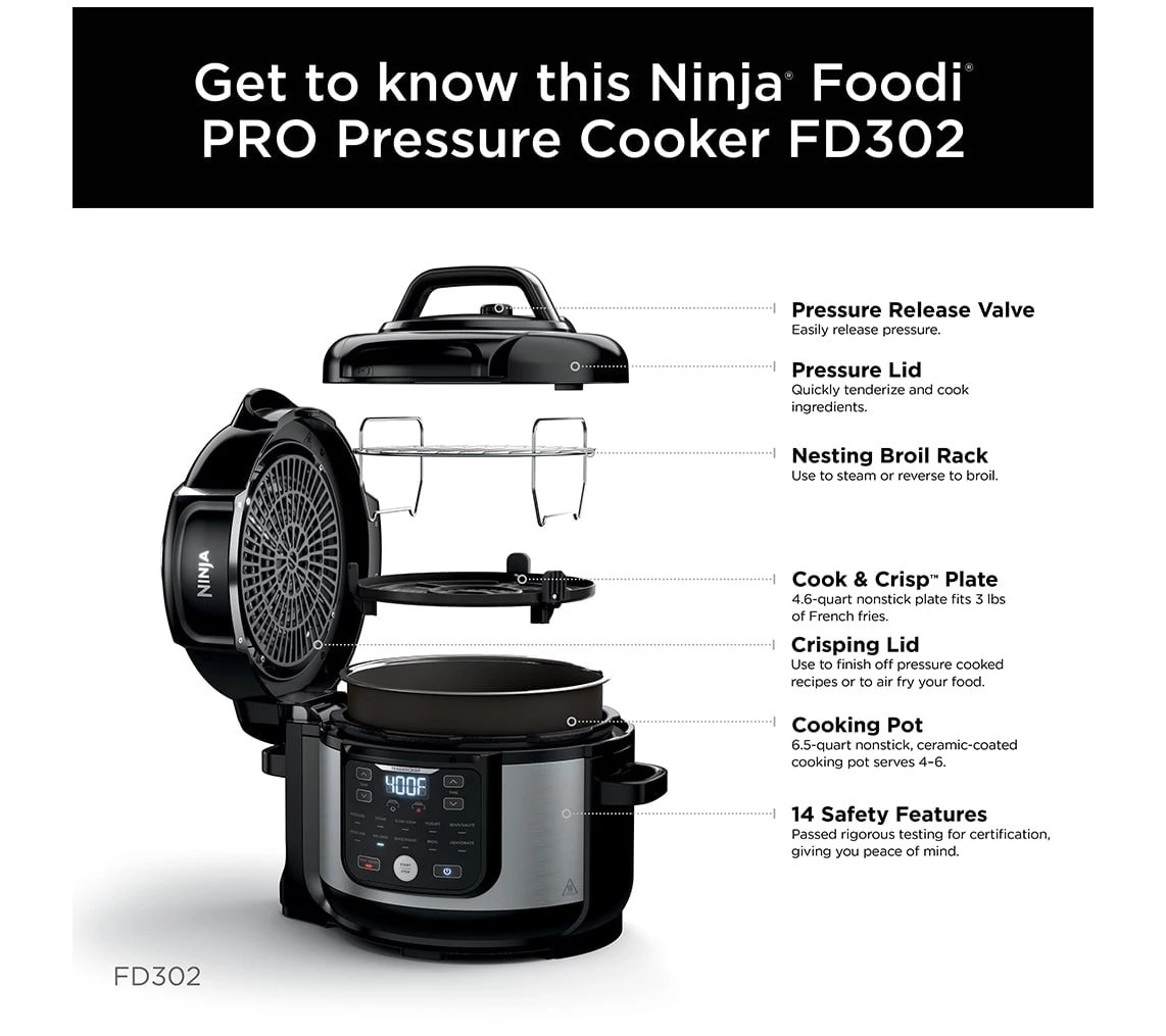 Ninja Foodi 6.5qt Pro Pressure Cooker & Air Fry er