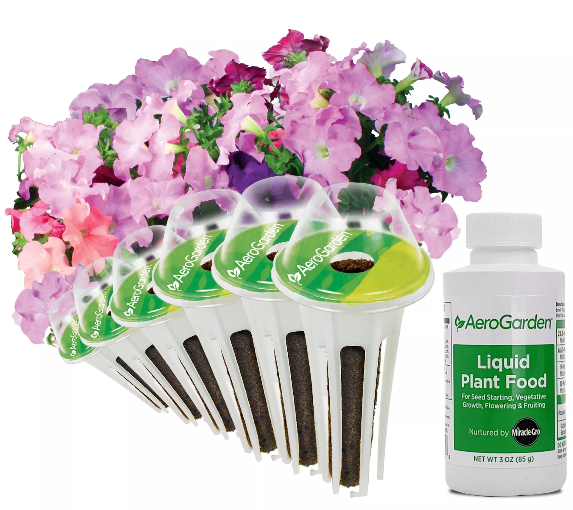 AeroGarden 6Pod Cascading Petunias Kit