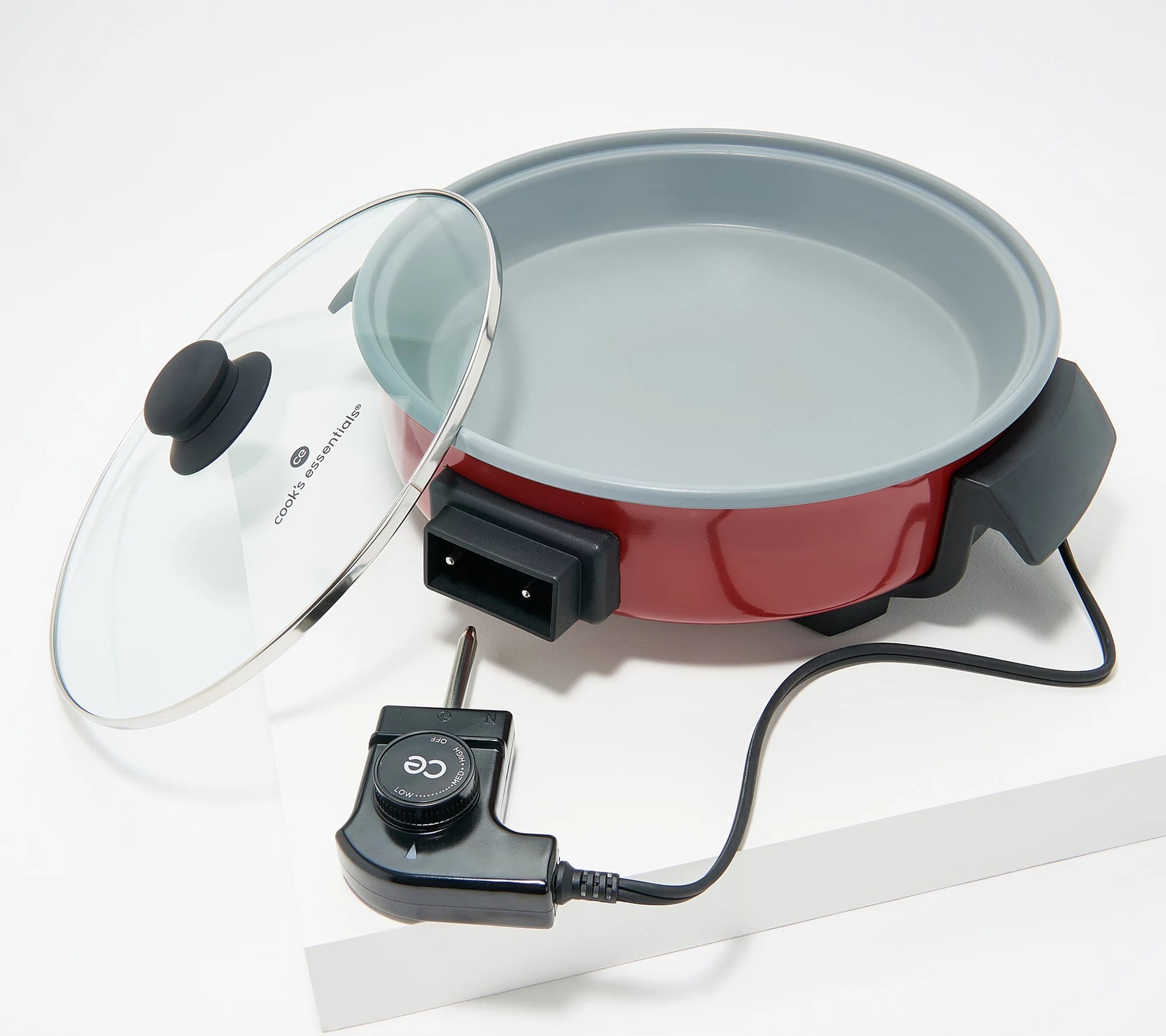 Cook's Essentials 12" Nonstick Electric Rapid Skillet