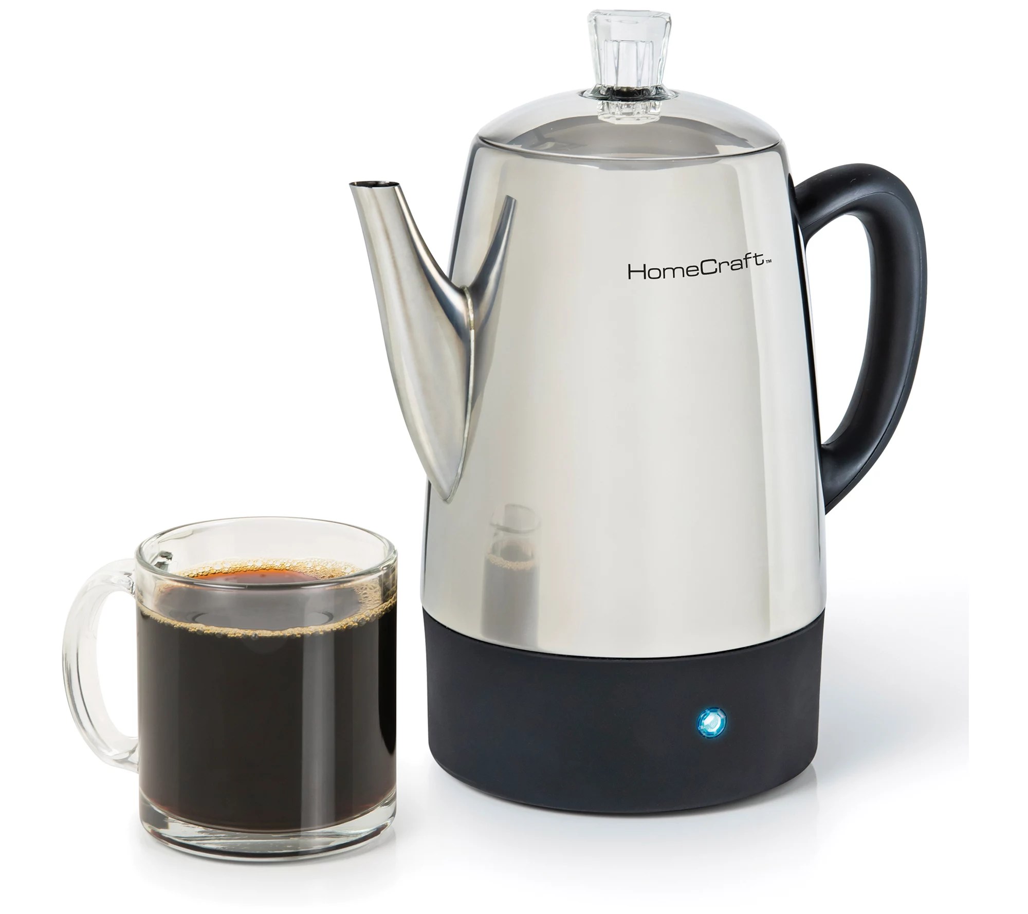 HomeCraft 10Cup Stainless Steel Coffee Percolator
