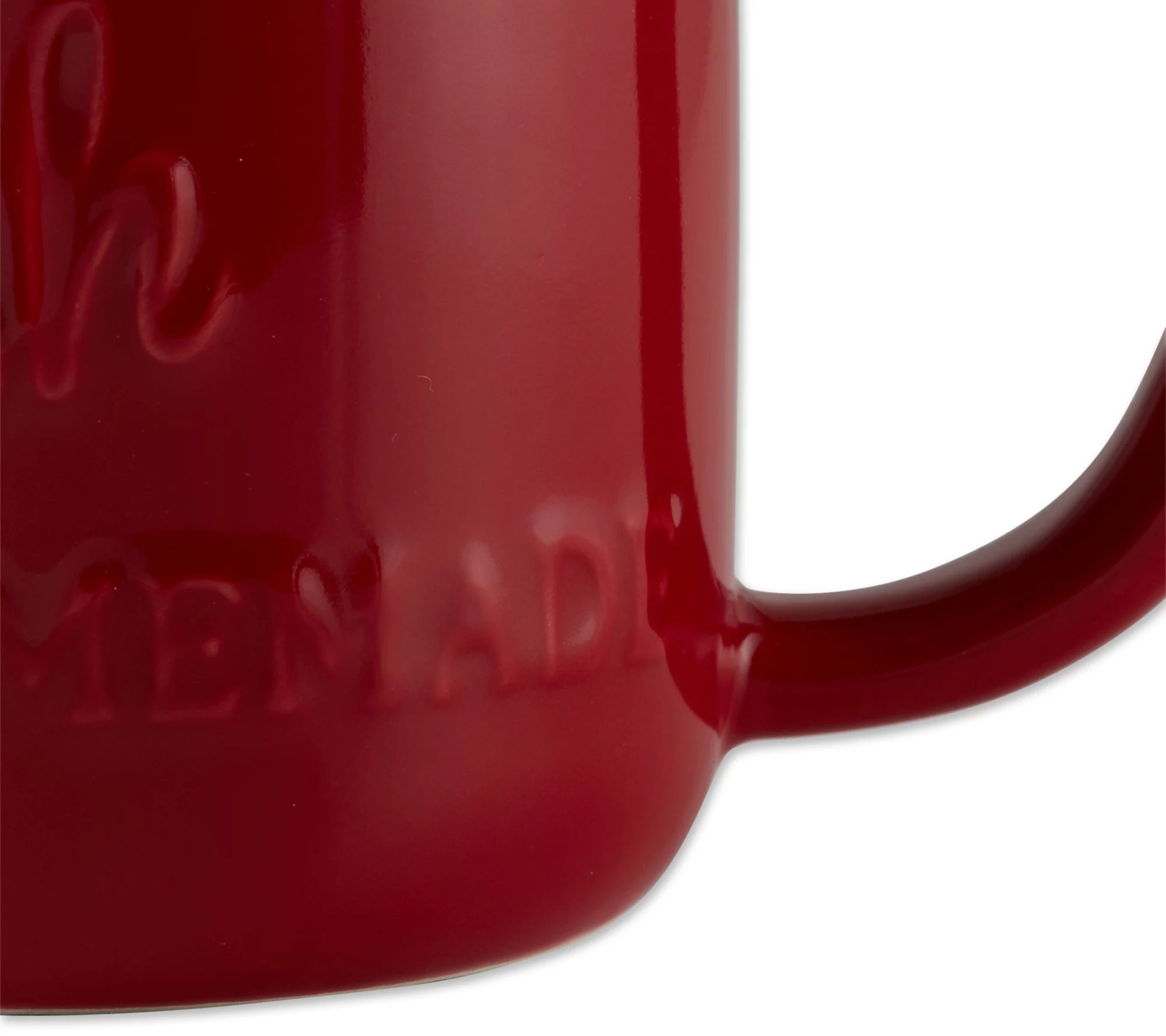 Design Imports Set of 2 Mason Jar Ceramic Mug