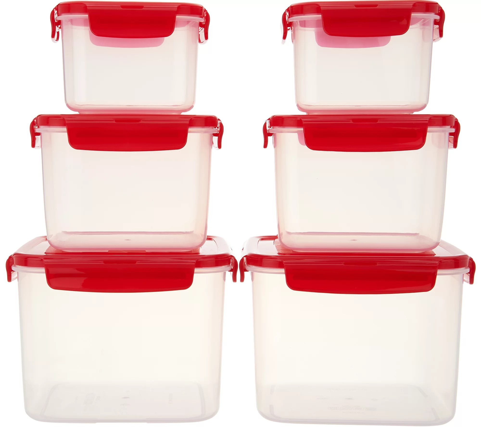 Lock & Lock 6-Piece Square Storage Set - QVC.com