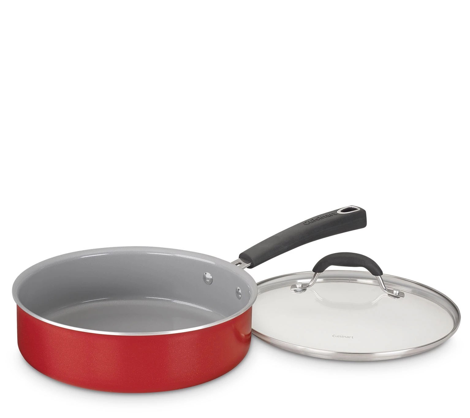 Cuisinart Ceramica XT 11Piece Nonstick Cookware Set Red