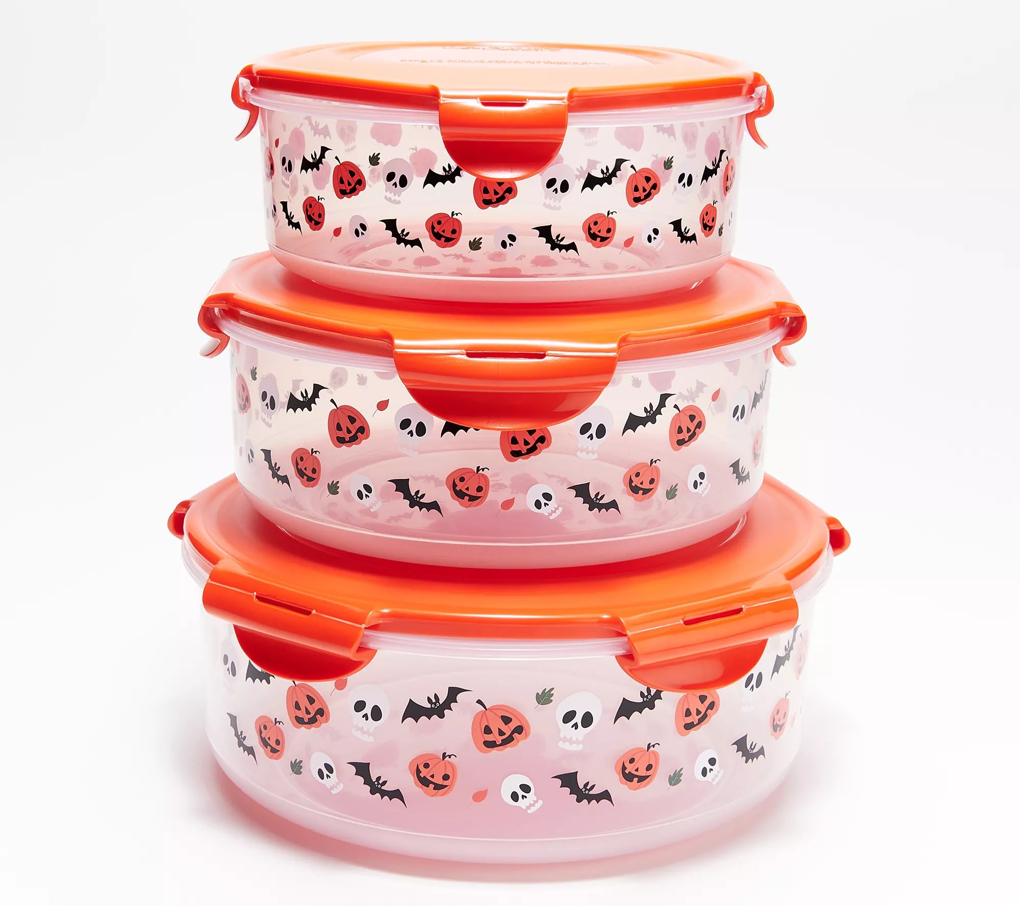 LocknLock 3Piece Nestable Halloween Canisters