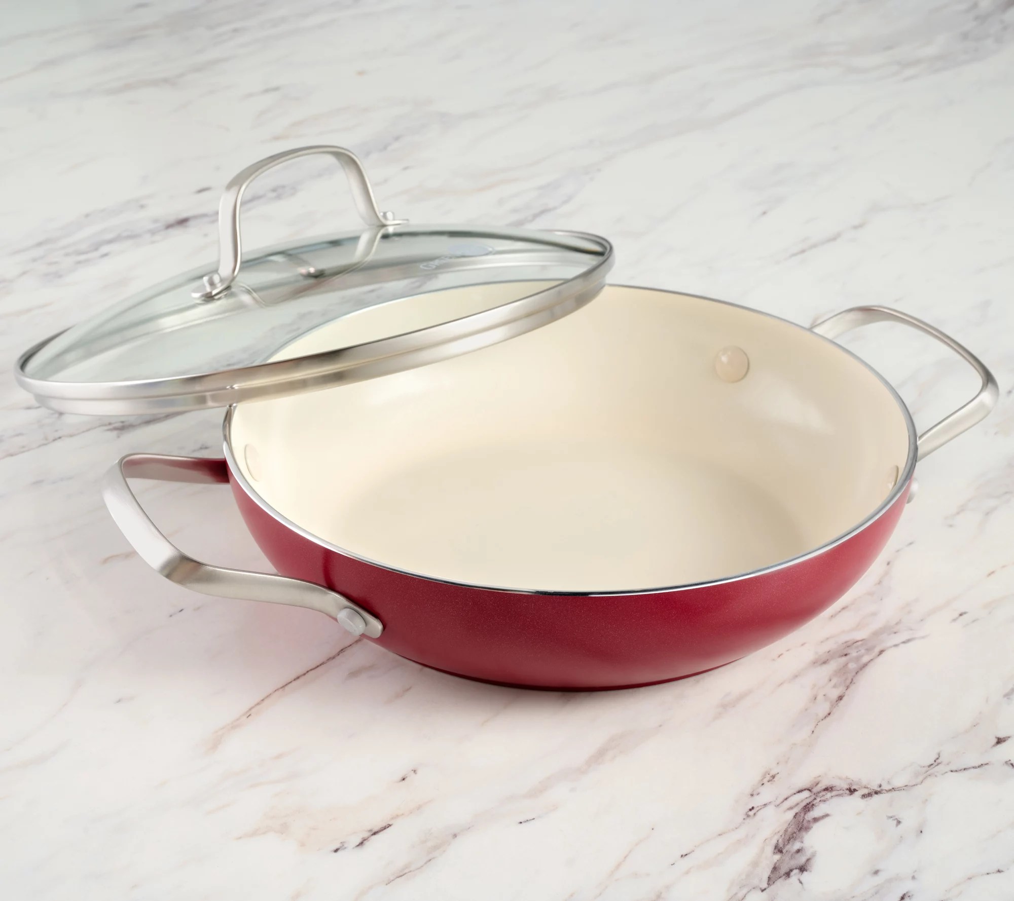 Greenpan Induction Cooktop w/ 9.5" Savour Everyday Pan & Glass Lid