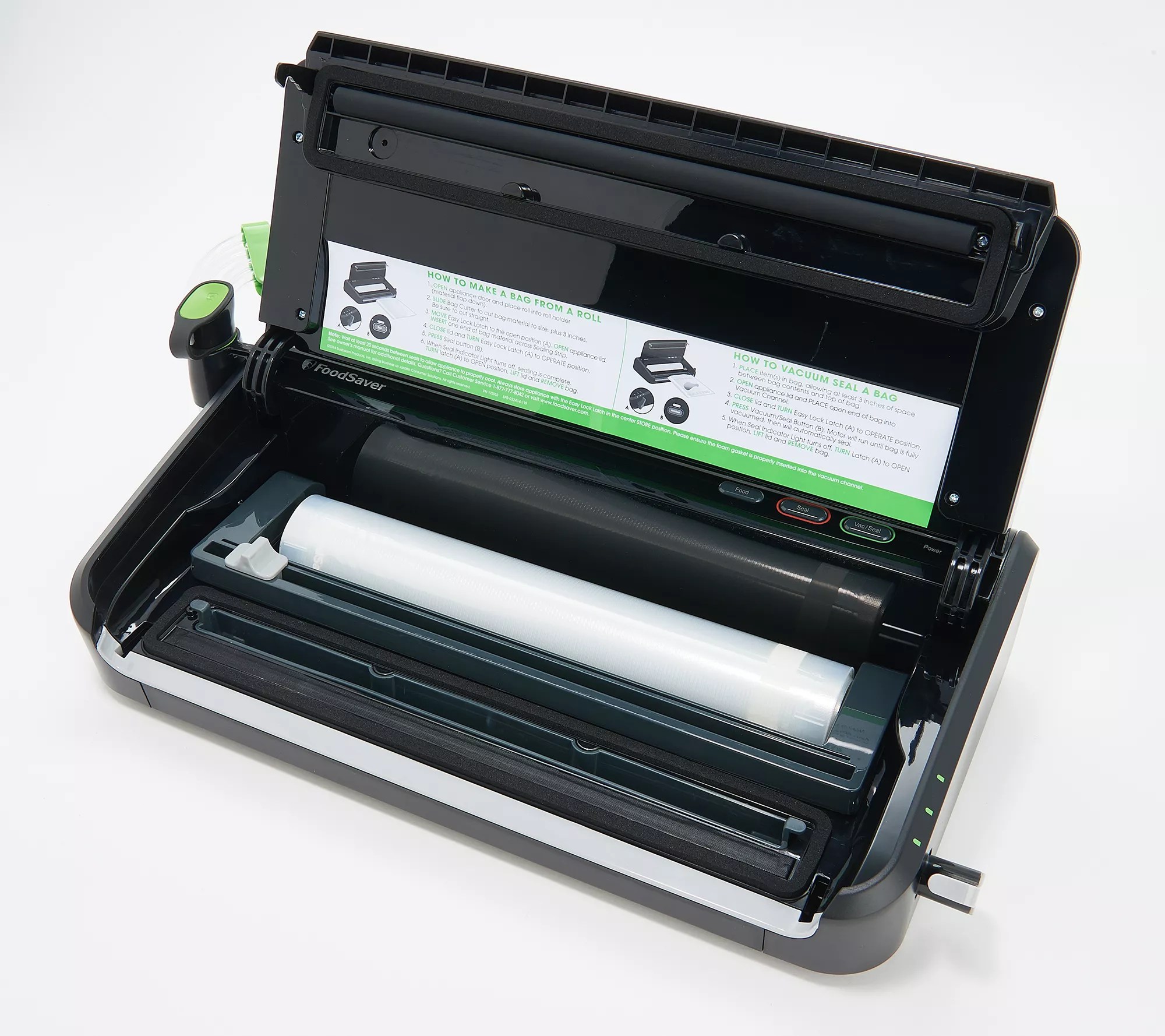 "As Is" FoodSaver Stainless Steel Vacuum Sealer w/ Sealable Bag