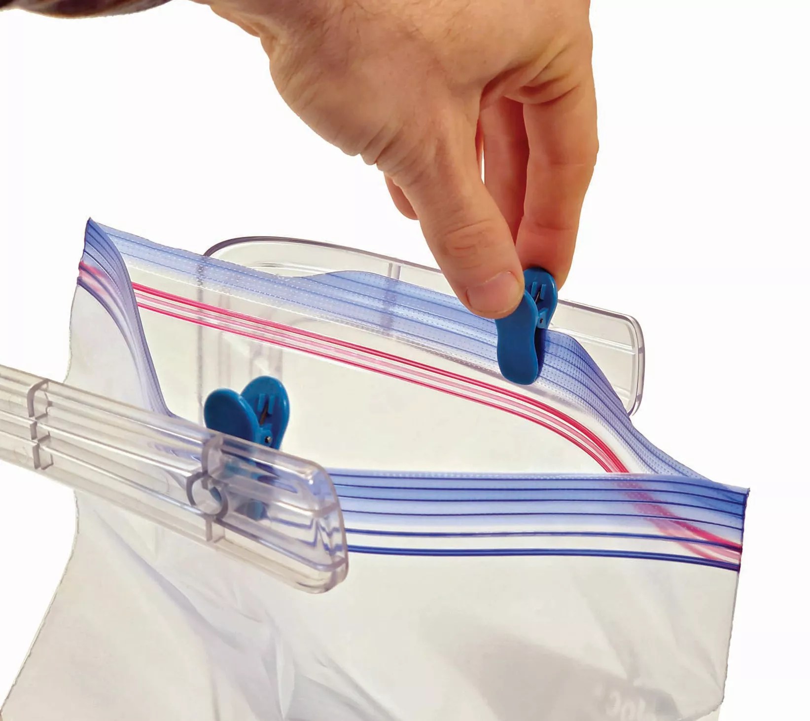 Jokari Clip & Fill Storage Bag Holder