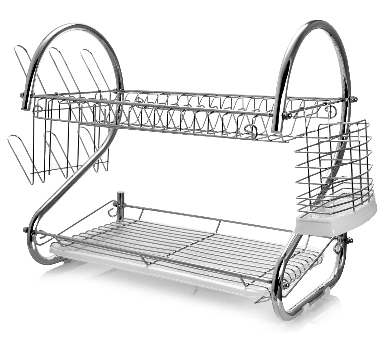 MegaChef 16 In. Two Shelf Dish Rack