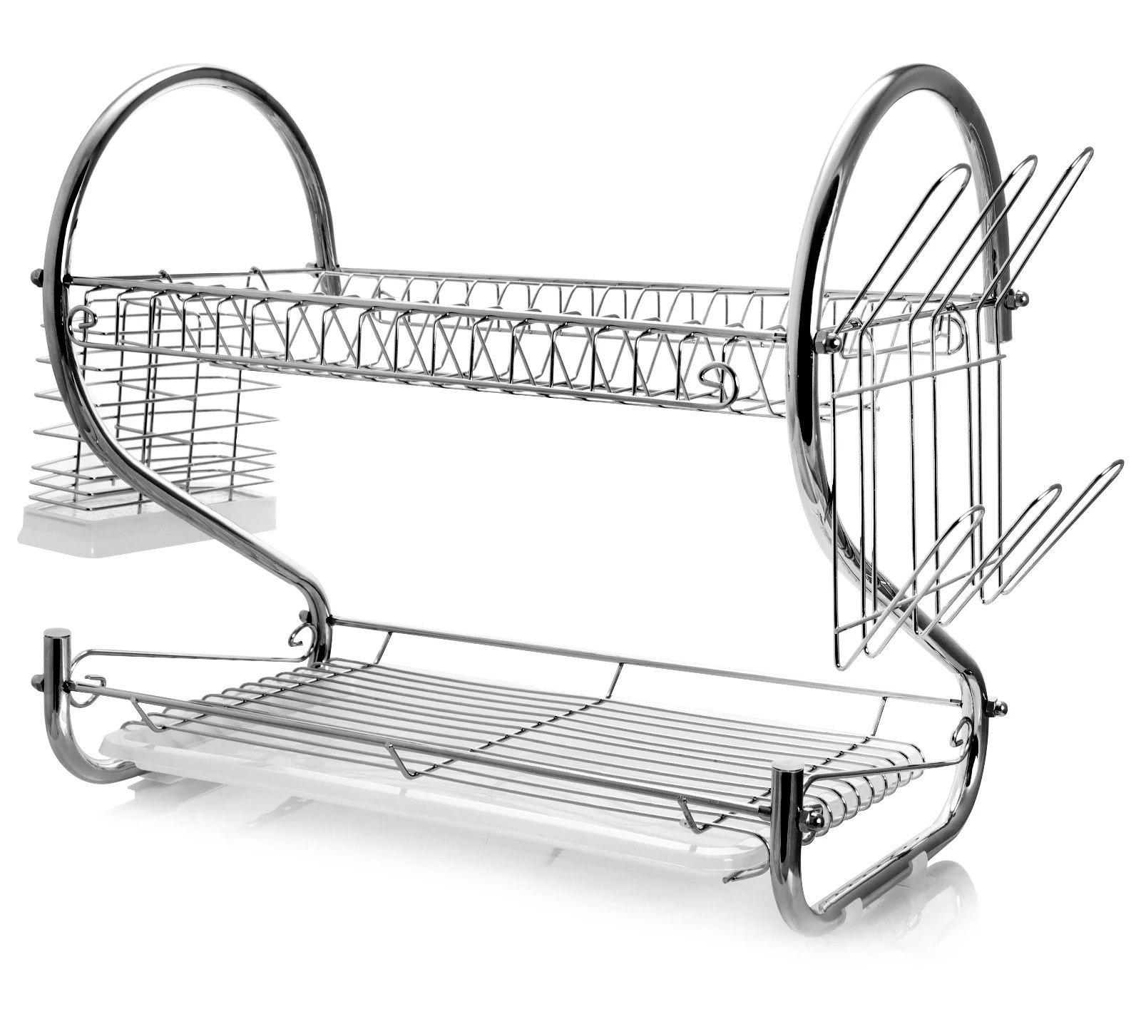 MegaChef 16 In. Two Shelf Dish Rack