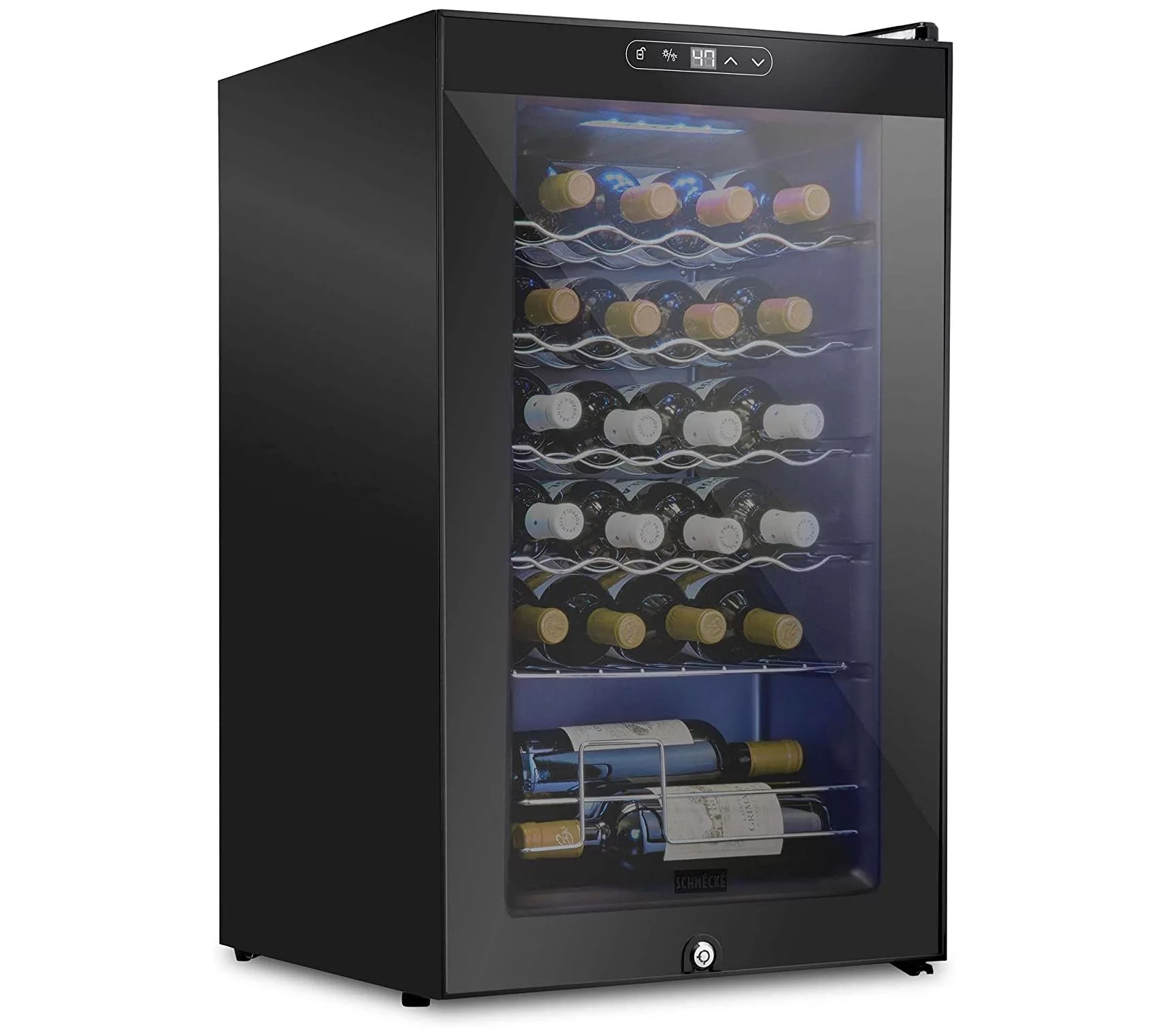 Schmecke 24 Bottle Freestanding Wine Refrigerator - QVC.com