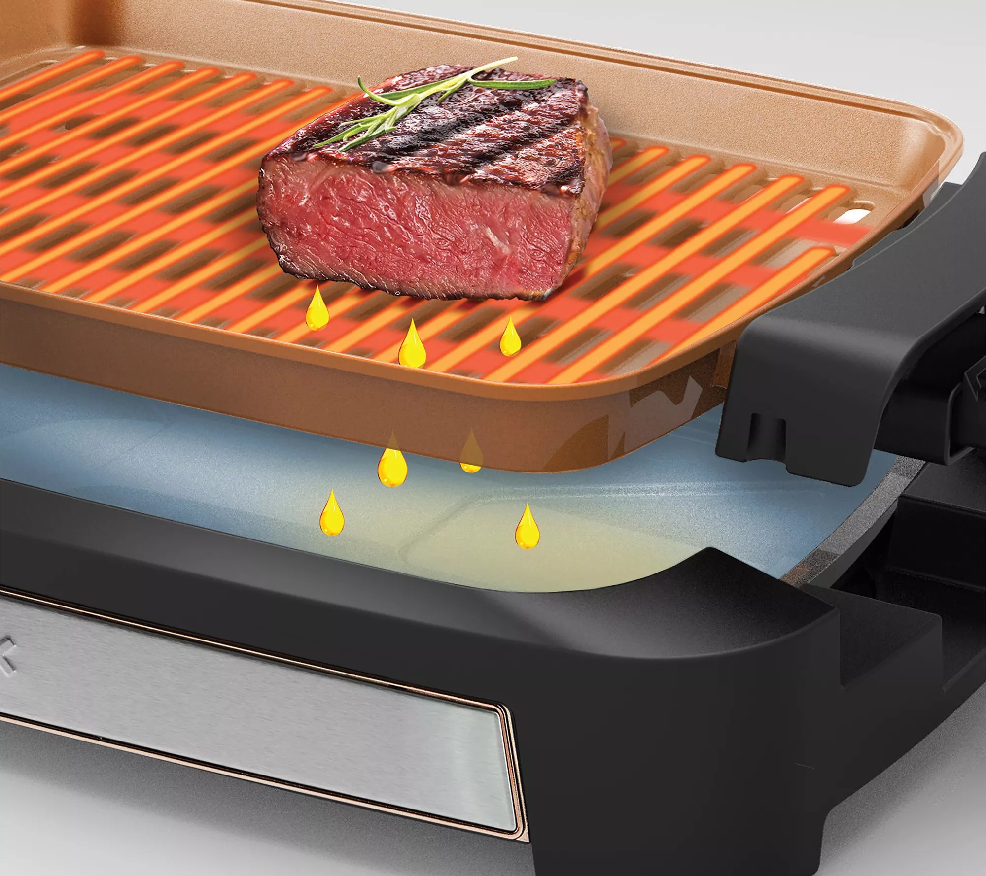 CRUX 12" x 16" XL Electric Smokeless Grill