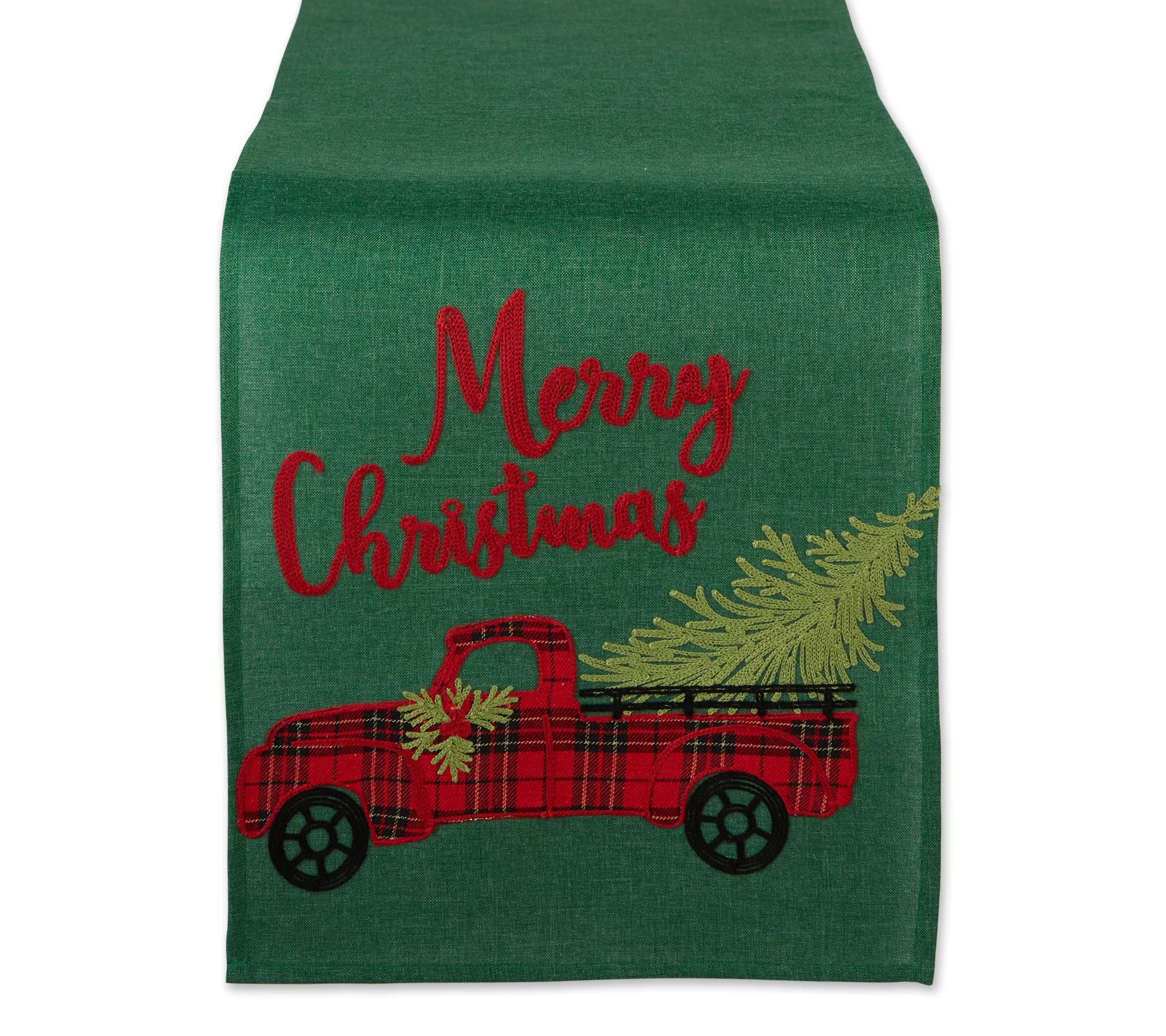 Design Imports 14" x 70" Merry Christmas Truckable Runner