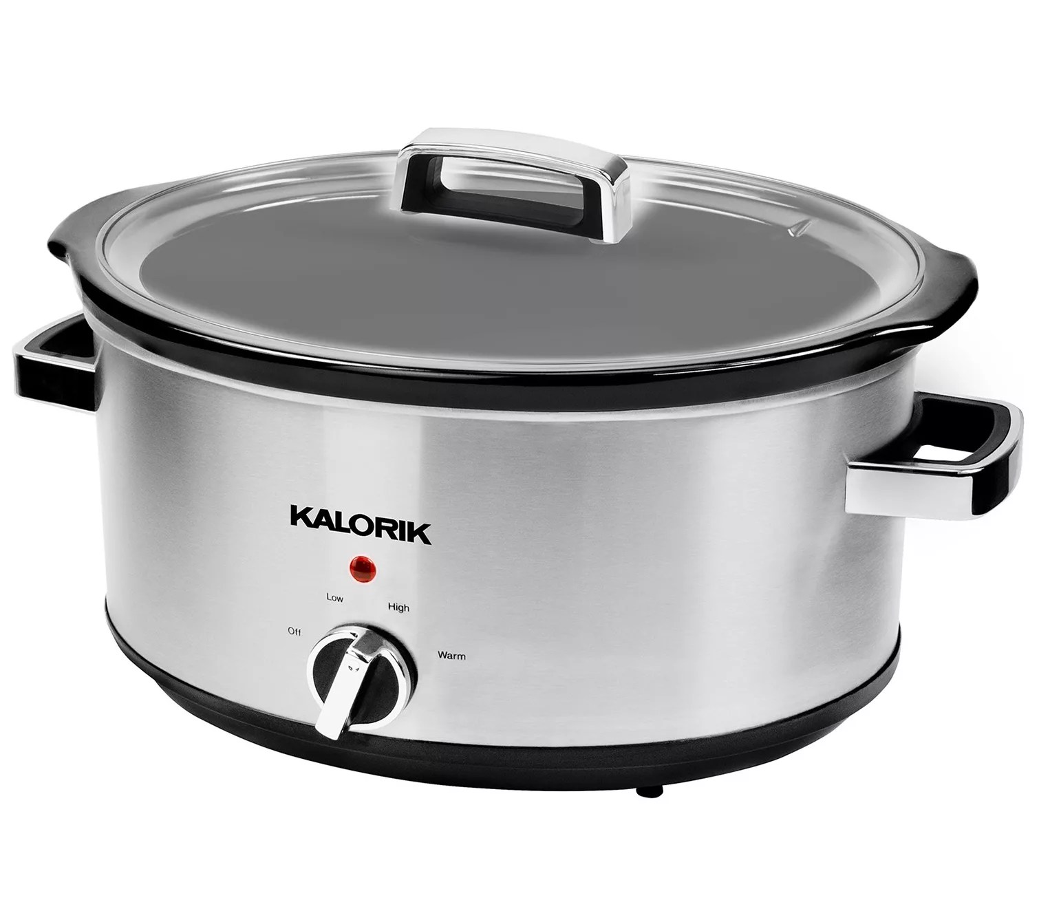 Kalorik 6.5qt Stainless Steel Slow Cooker