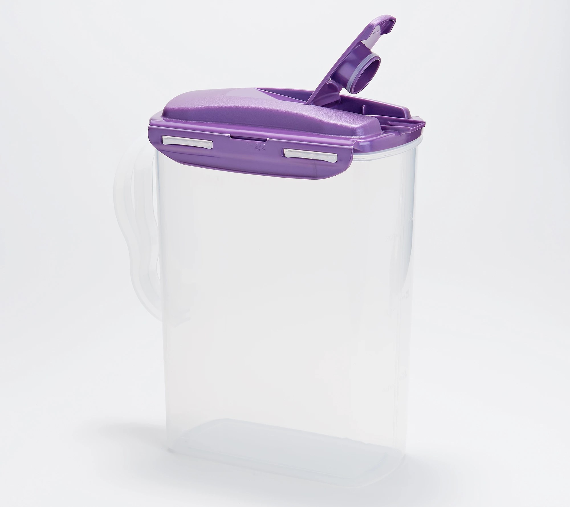 LocknLock Set of 2 1Gallon Pitchers w/ 2 Travel Lids