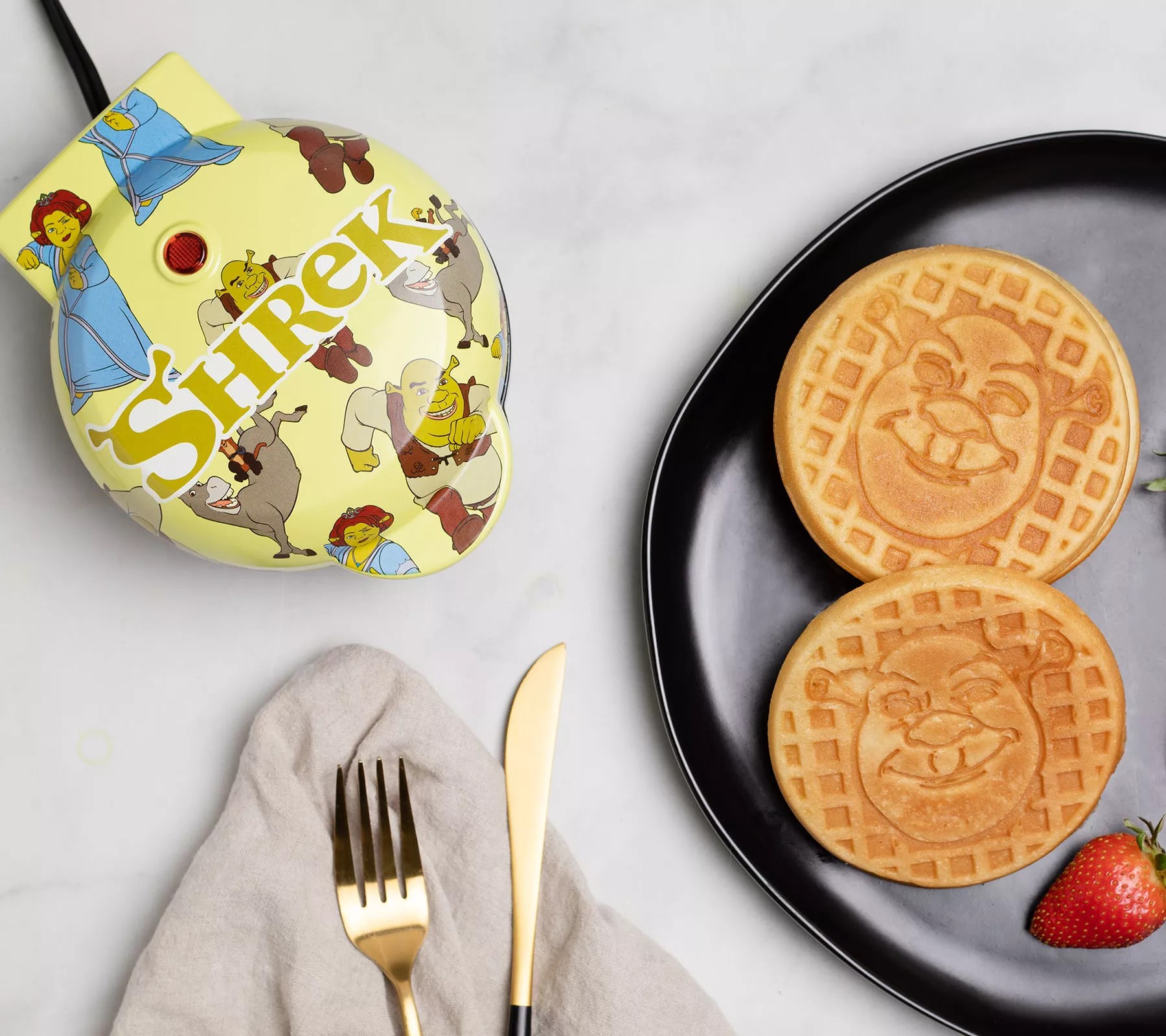 Uncanny Brands Transformers Mini Waffle Maker