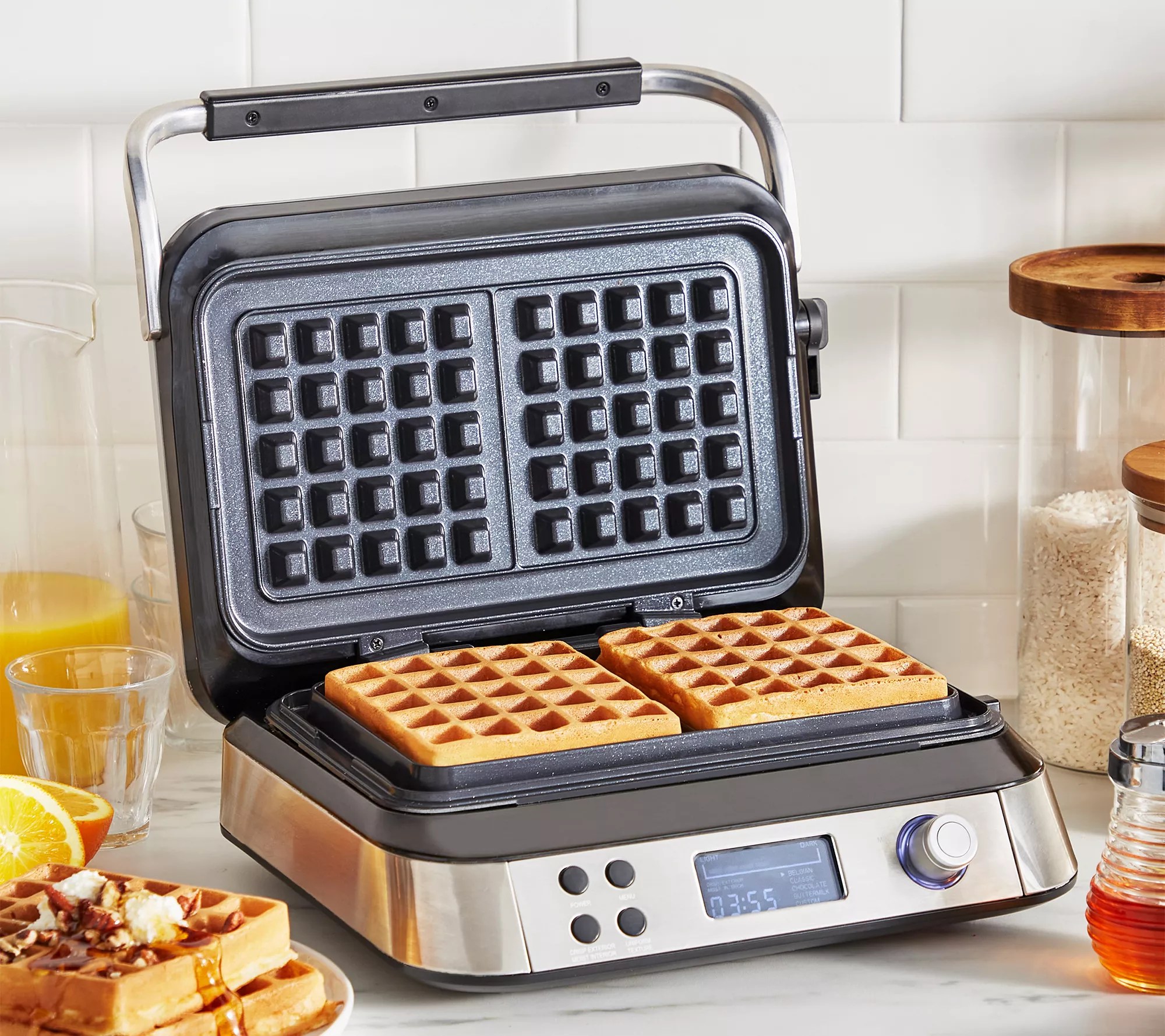 GreenPan Healthy Ceramic Nonstick 2Square Waffle Maker