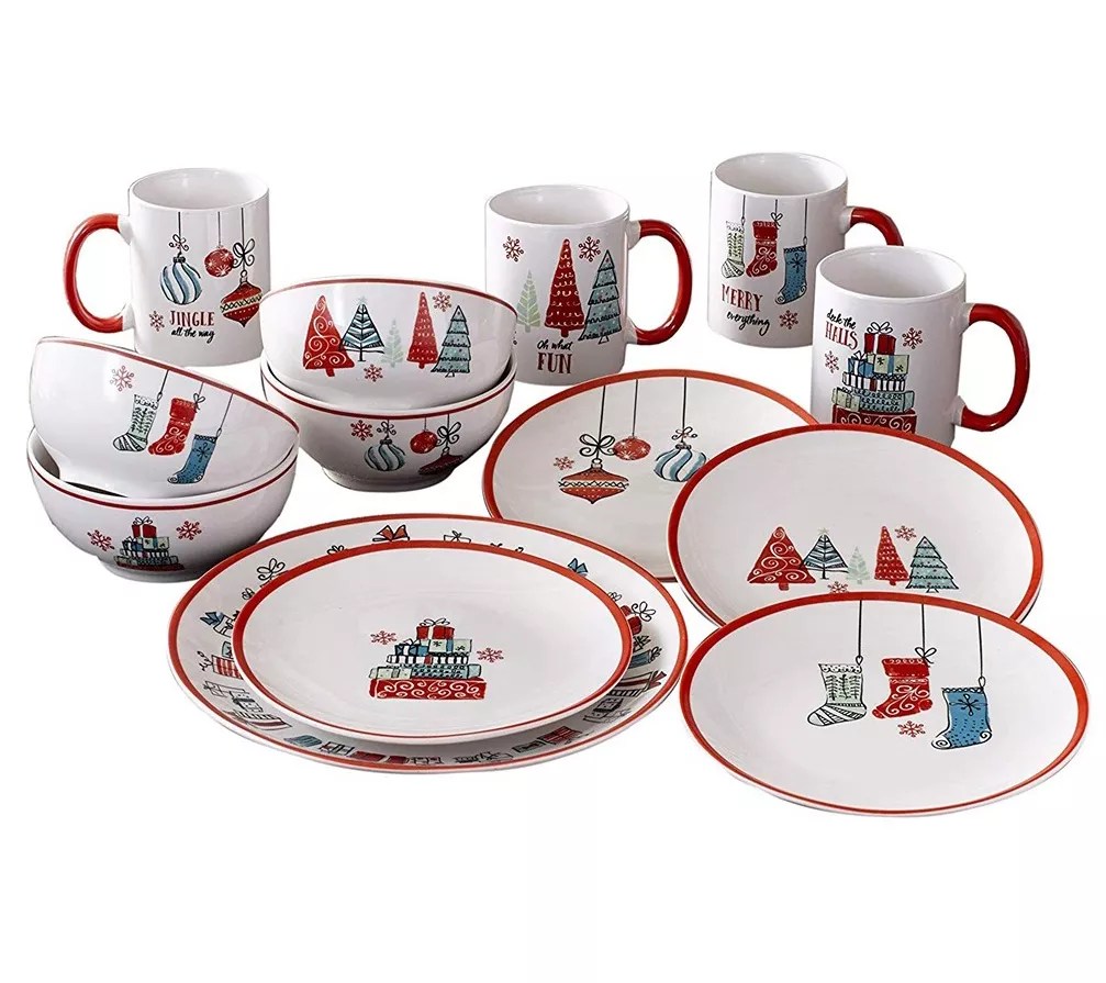 American Atelier 16Piece Holiday Dinner Set
