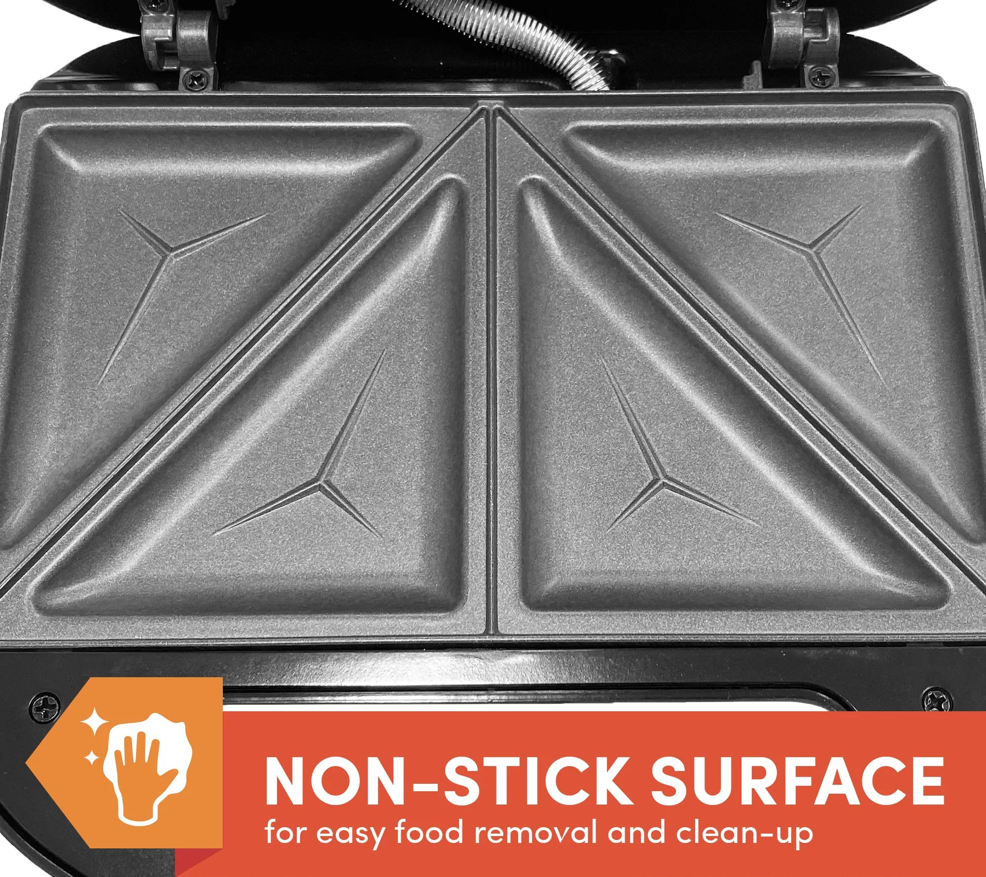 Elite Cuisine Sandwich Maker, Black