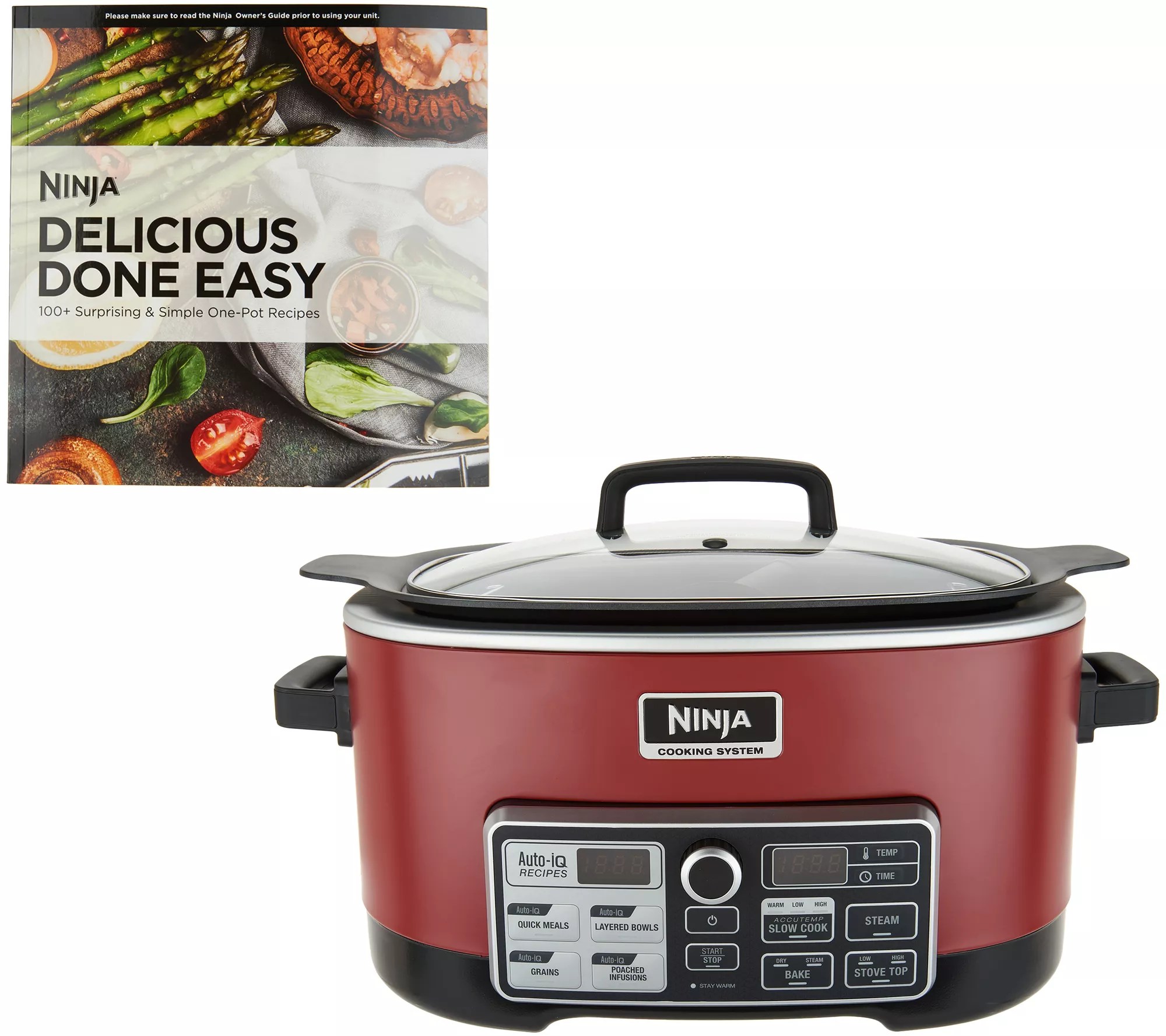 Ninja 4in1 Accutemp Cooking System w/ AutoiQ & Recipe Book