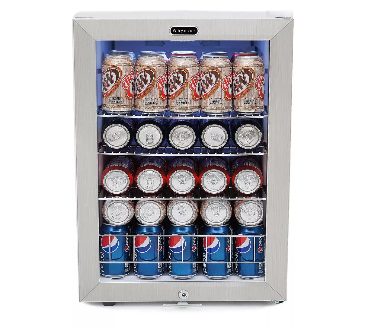 Whynter 90Can Beverage Refrigerator with Lock