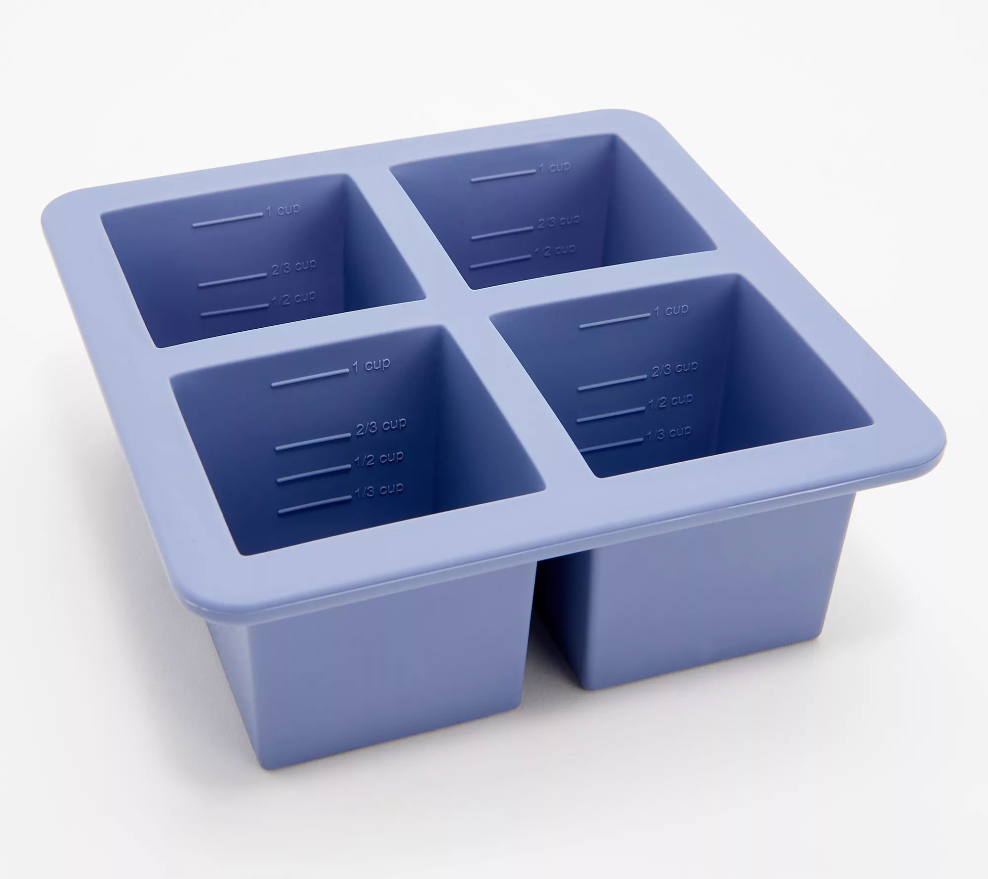 W&P 2Piece Silicone Cup Cube Freezer Trays w/ Lids
