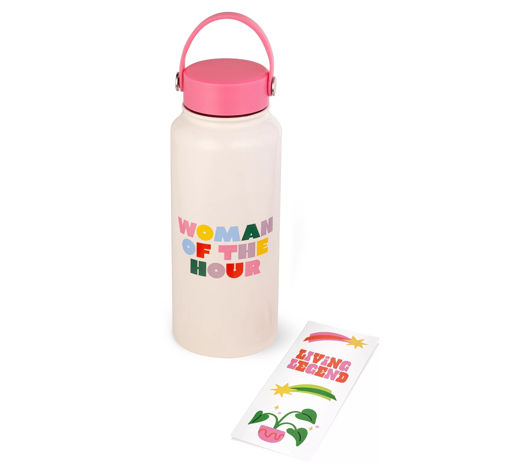 ban.do Stainless Steel Water Bottle with Stickers