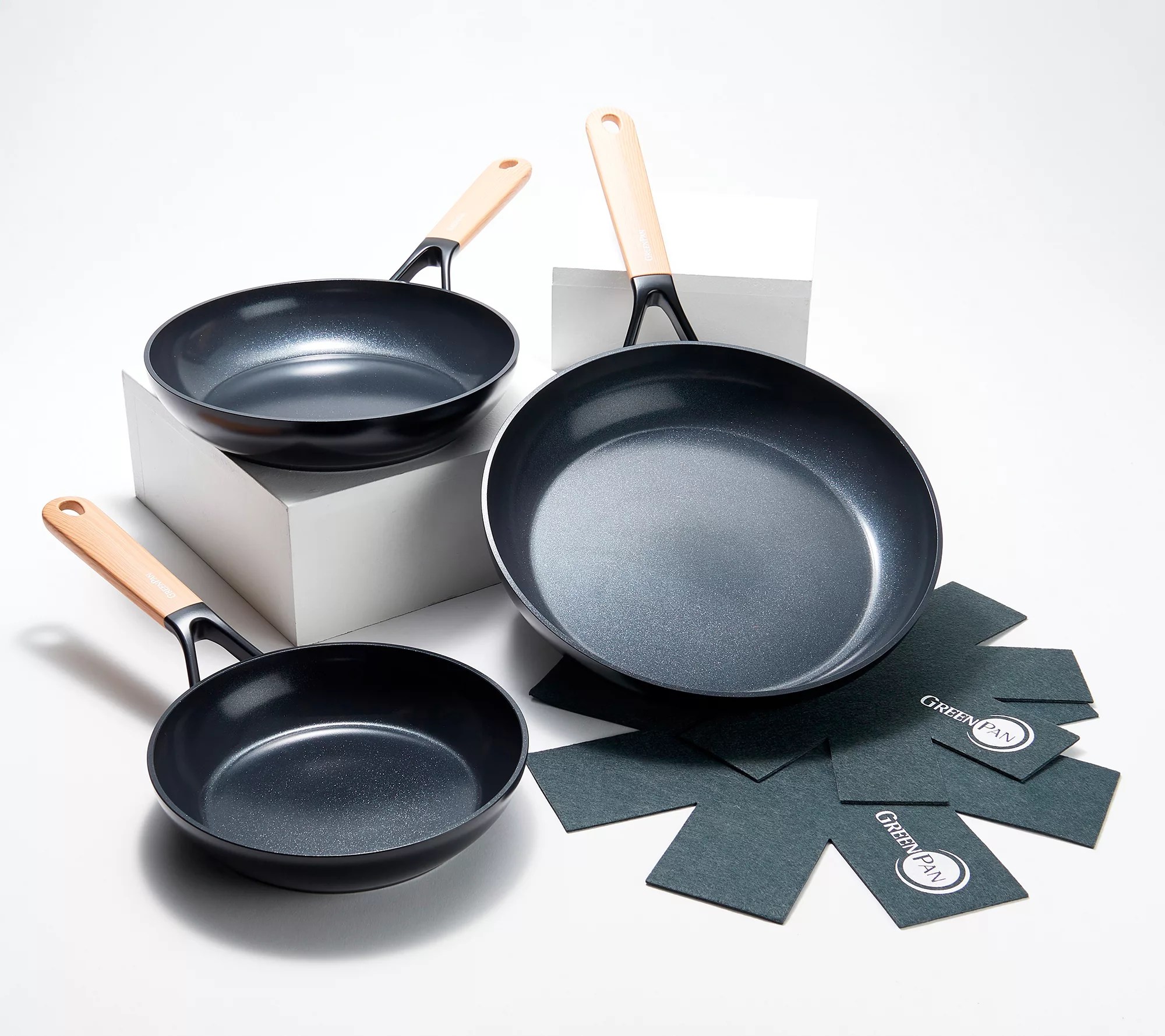 GreenPan Design Series 3Piece Ceramic Nonstick Frypan Set