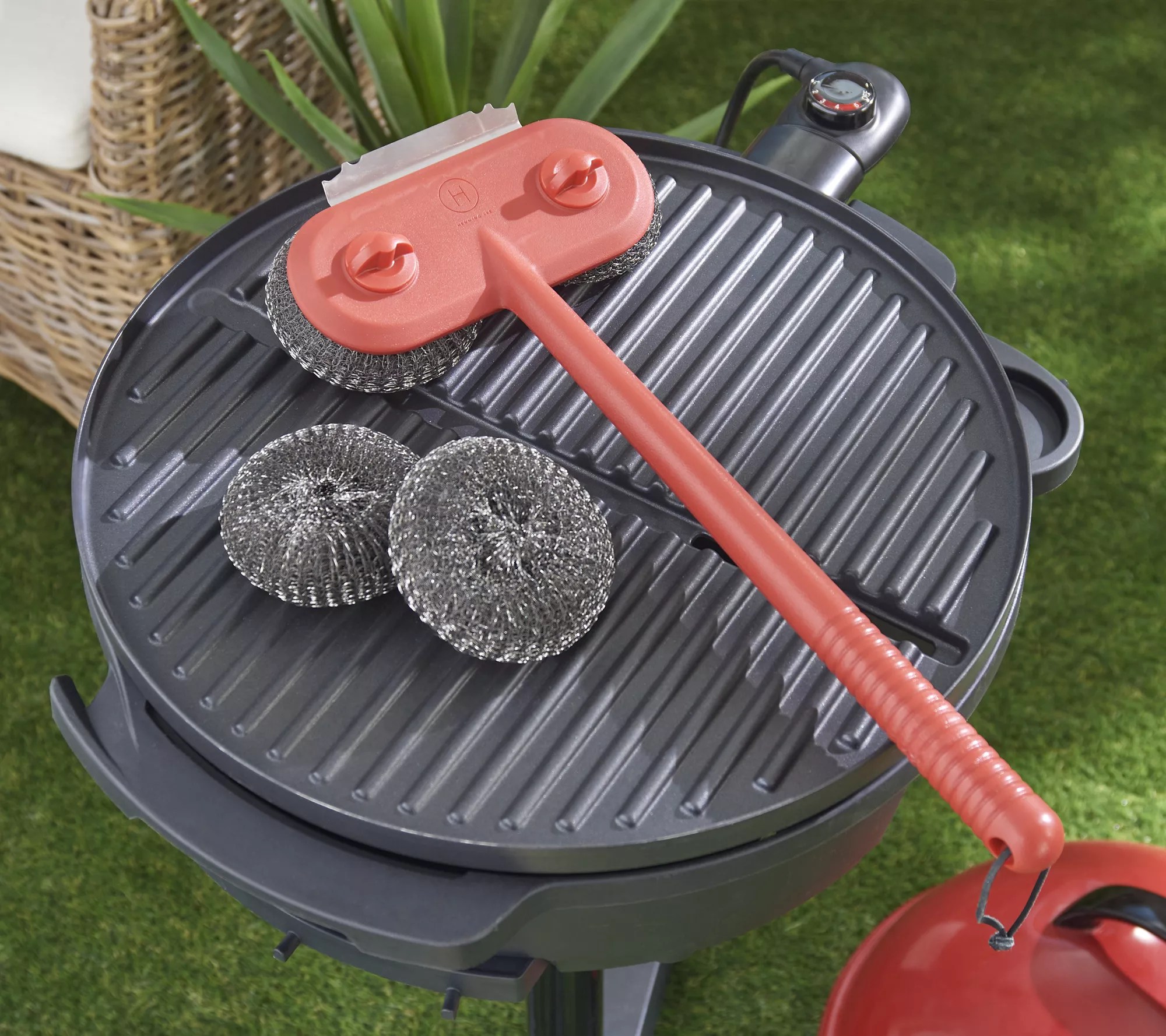 Henning Lee Power Scour Bristleless Grill Cleaning Brush