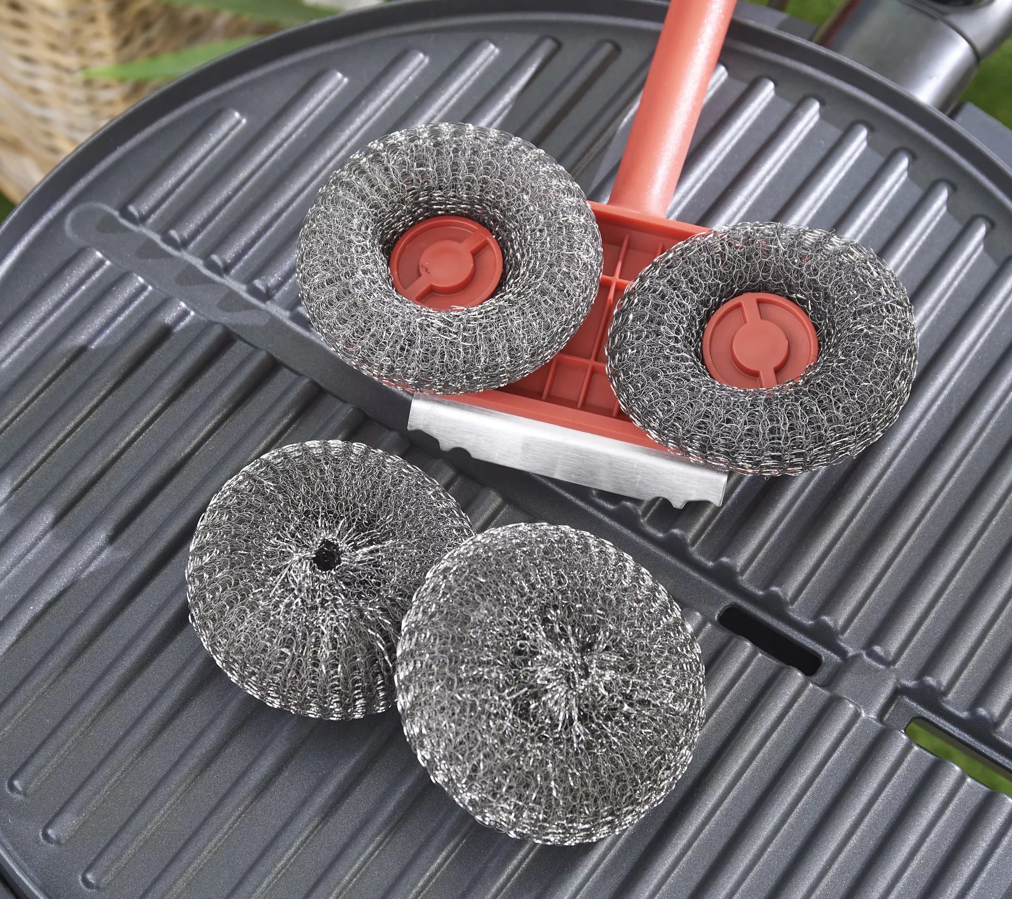 Henning Lee Power Scour Bristleless Grill Cleaning Brush