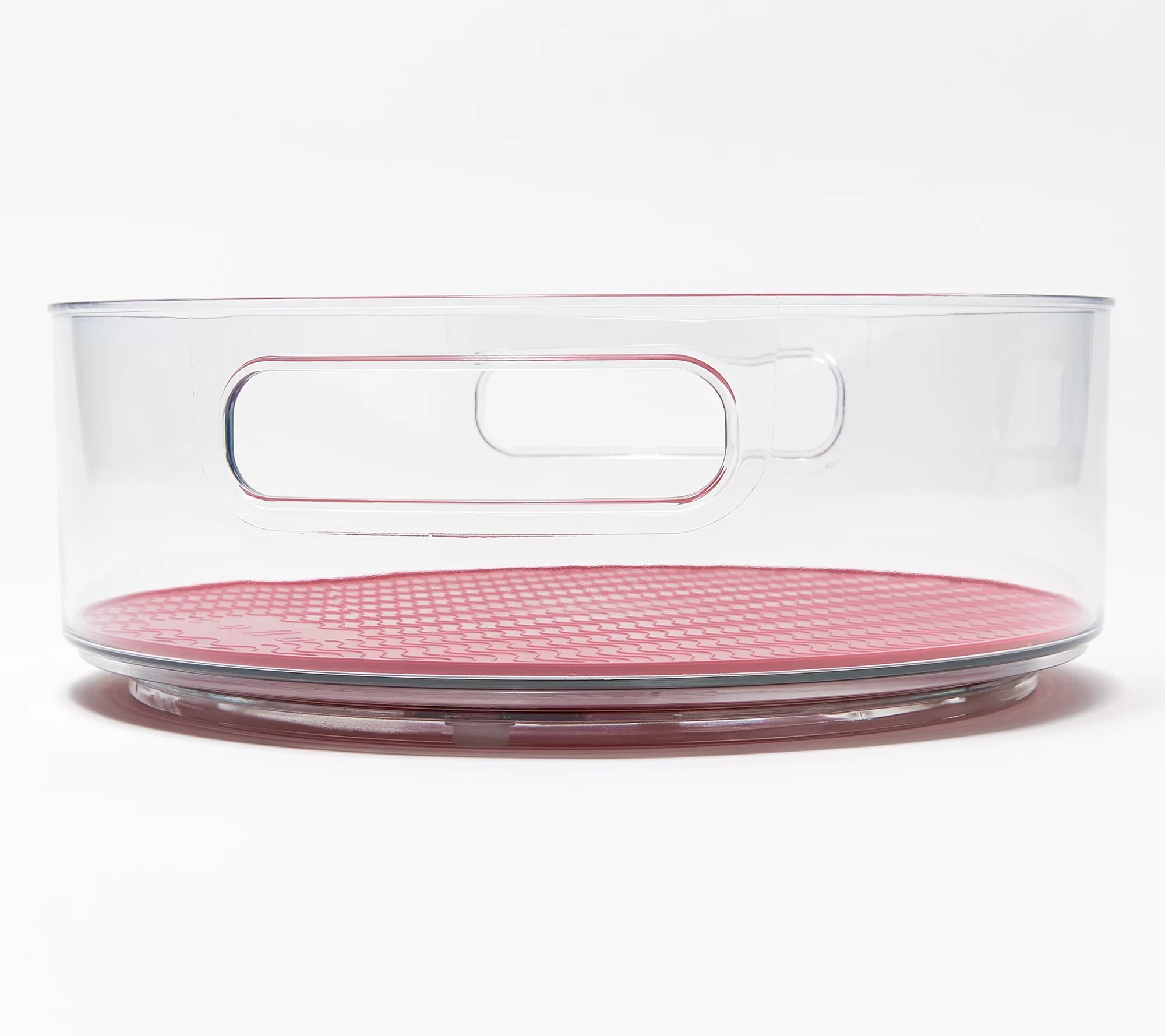 c e ll a Set of (2) 10" High Wall Clear Kitchen Turntables