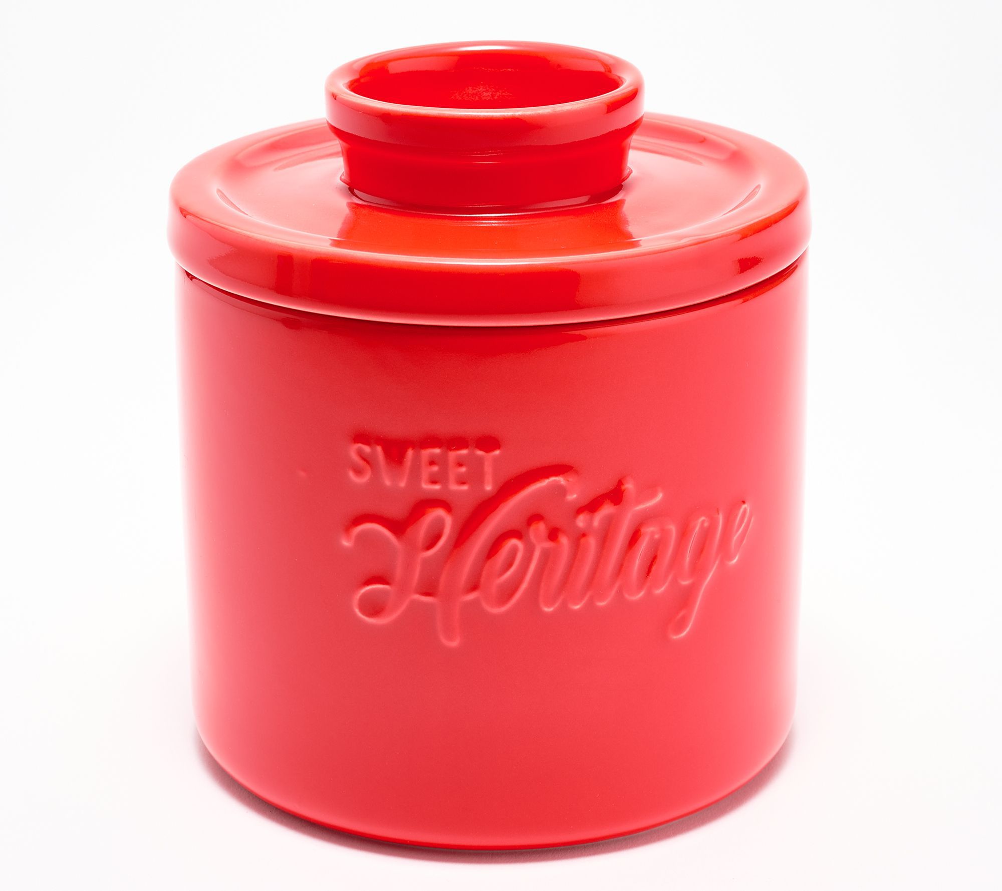 Carla Hall Sweet Heritage Ceramic Butter Keeper