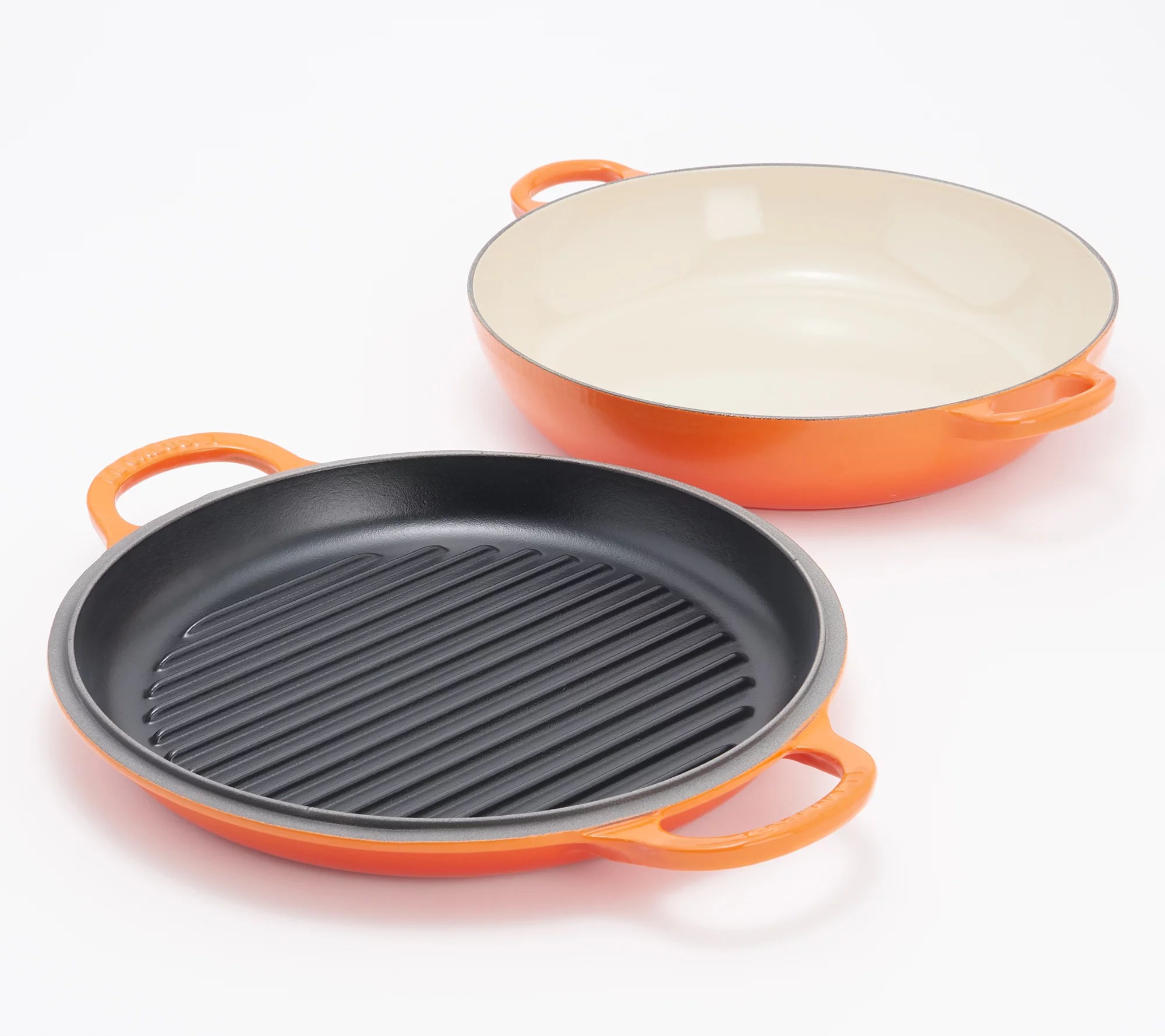 Le Creuset CastIron 3.5qt Casserole with Grill Lid