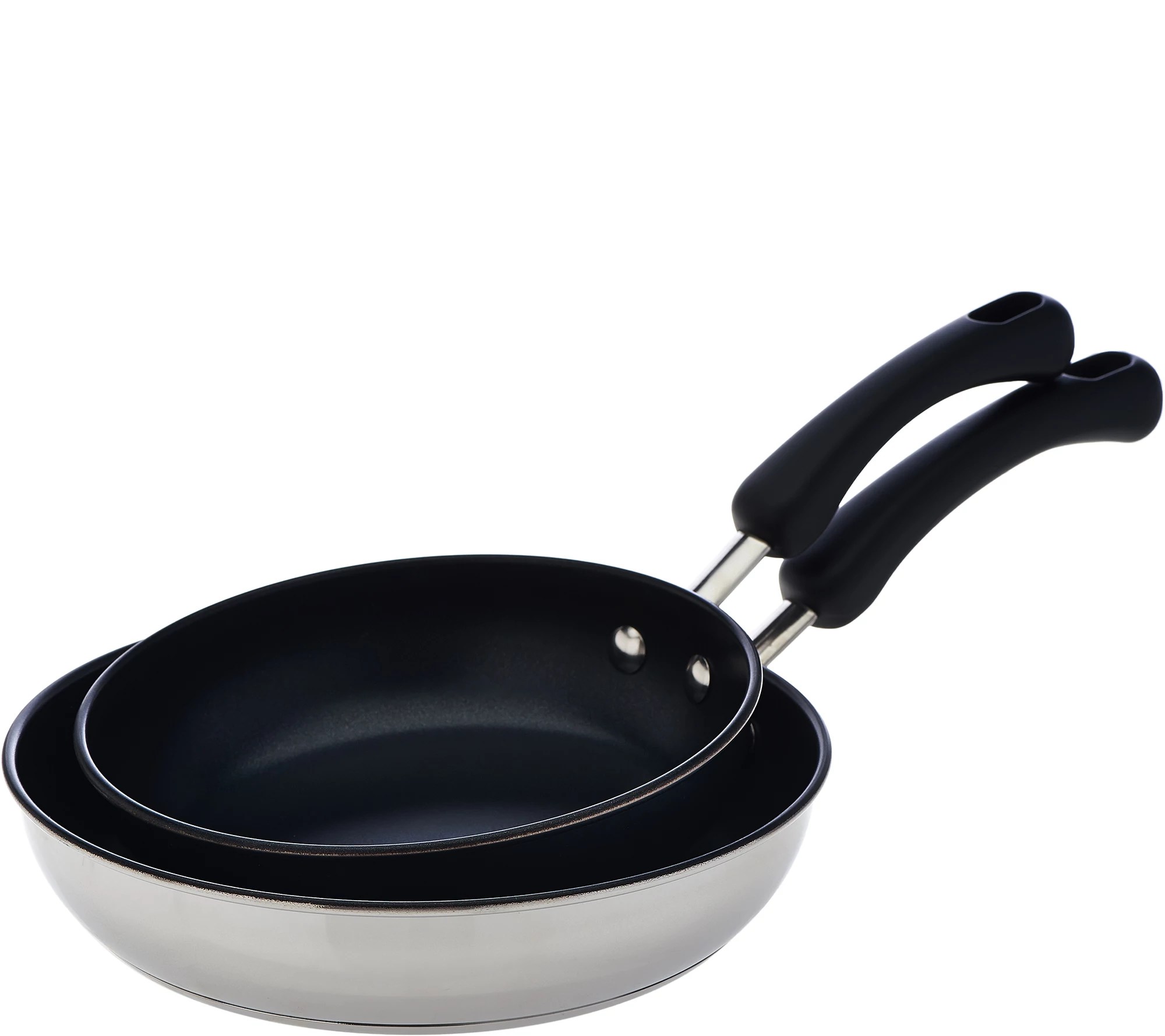 Cook's Essentials 11pc Stainless Steel Dishwasher Safe Cookware Set